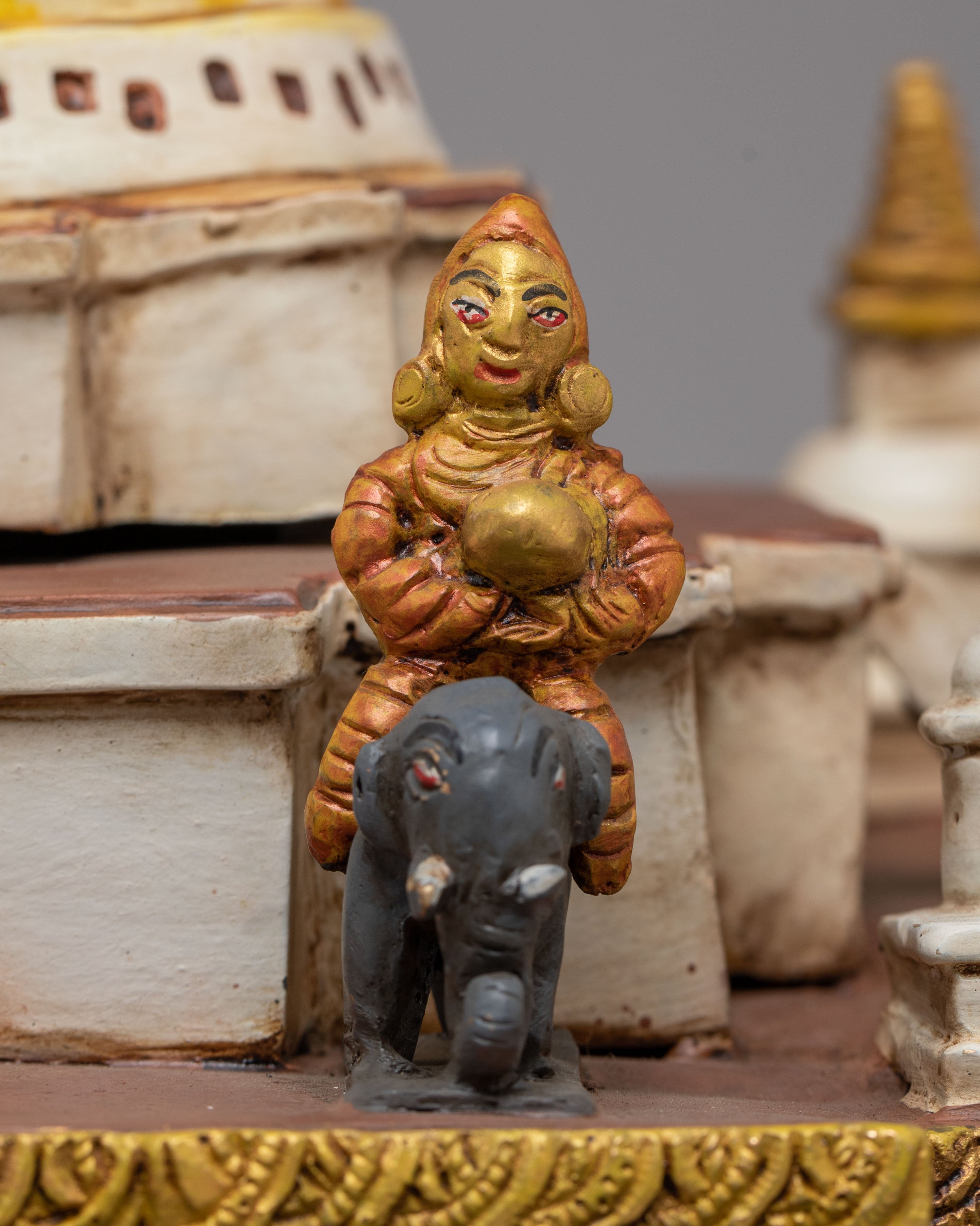 Handcrafted Himalayan Stupa Sculpture | Sacred Buddhist Art for Meditation