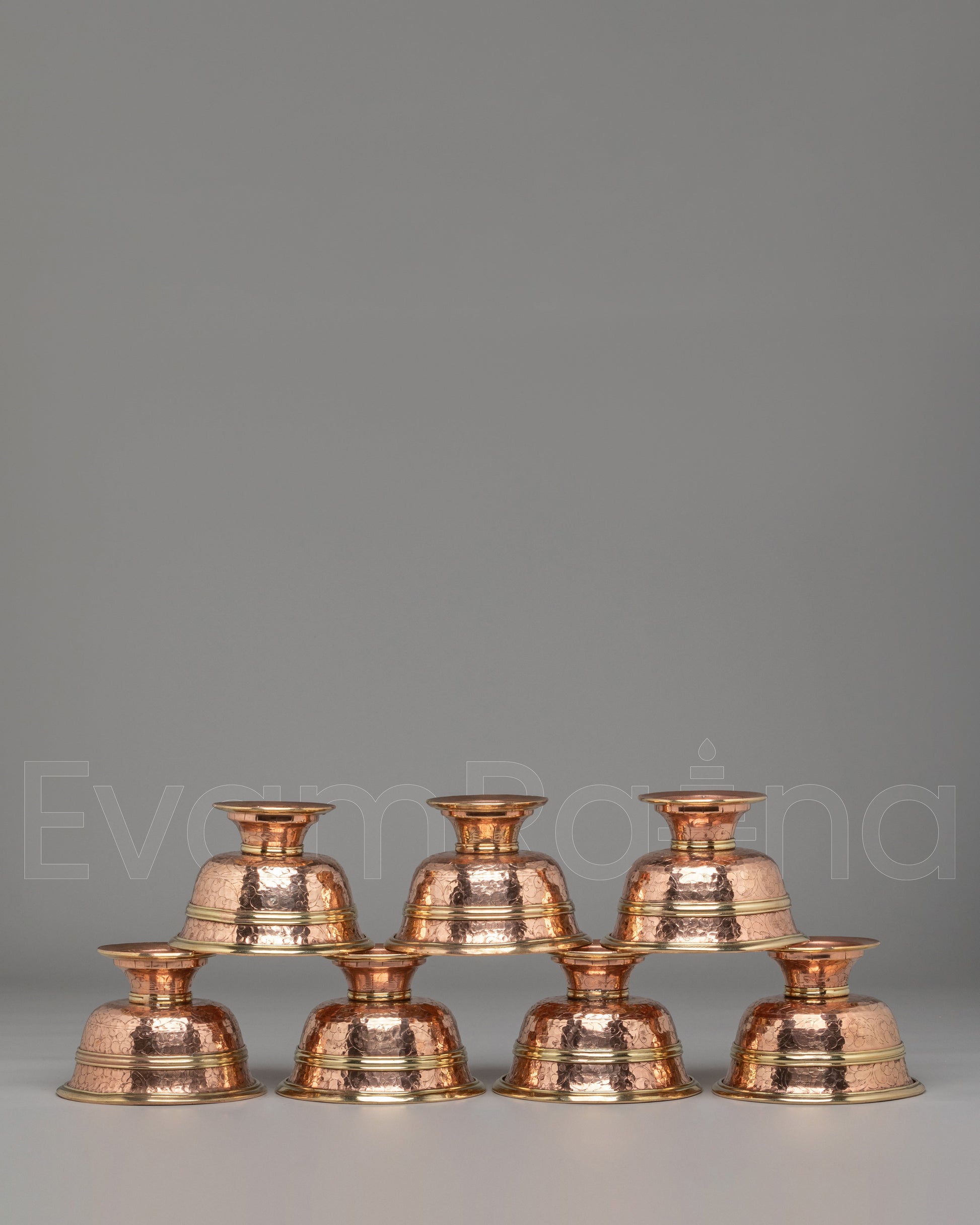 Buddhist Offering Bowl Set for Ritual