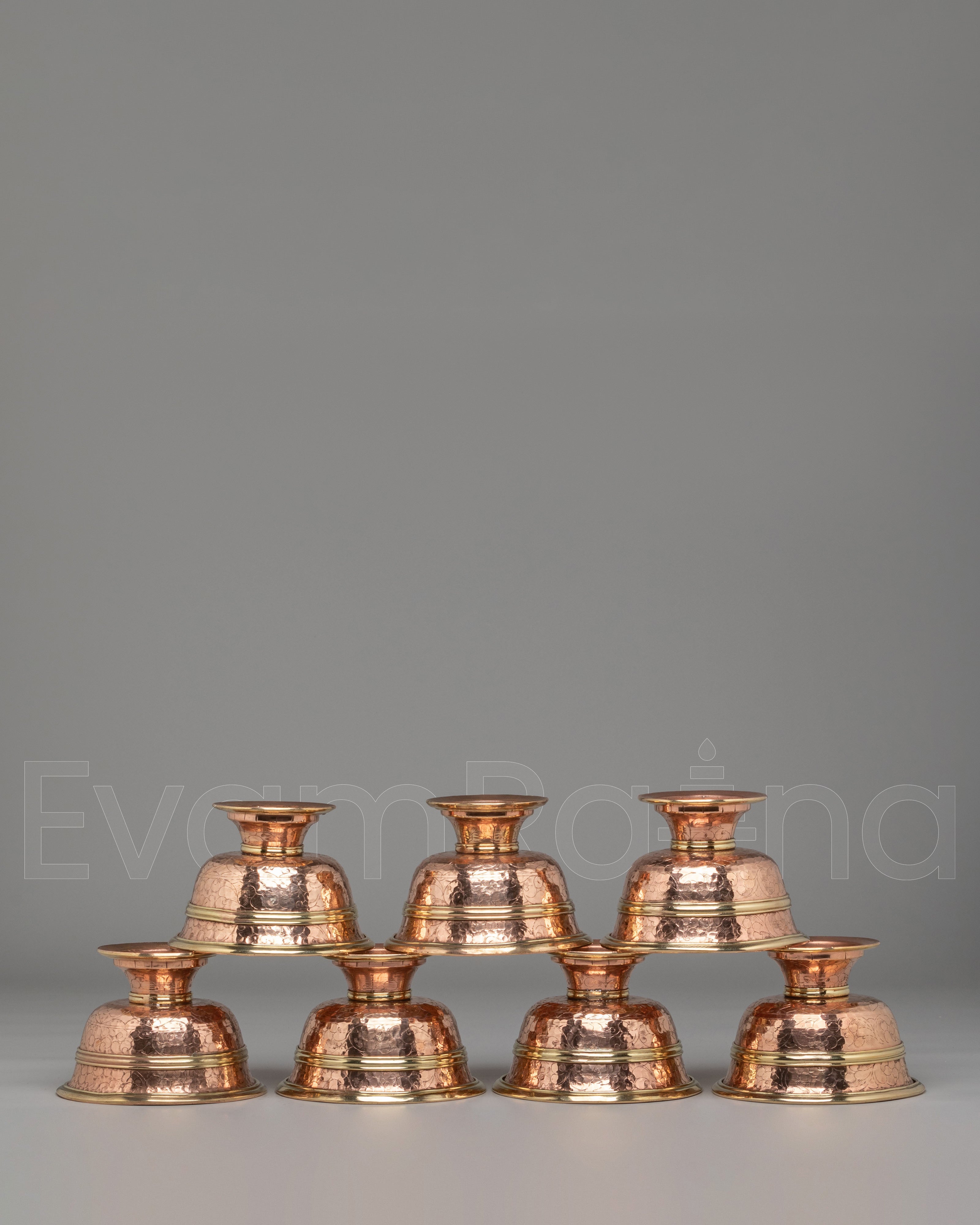 Buddhist Offering Bowl Set for Ritual