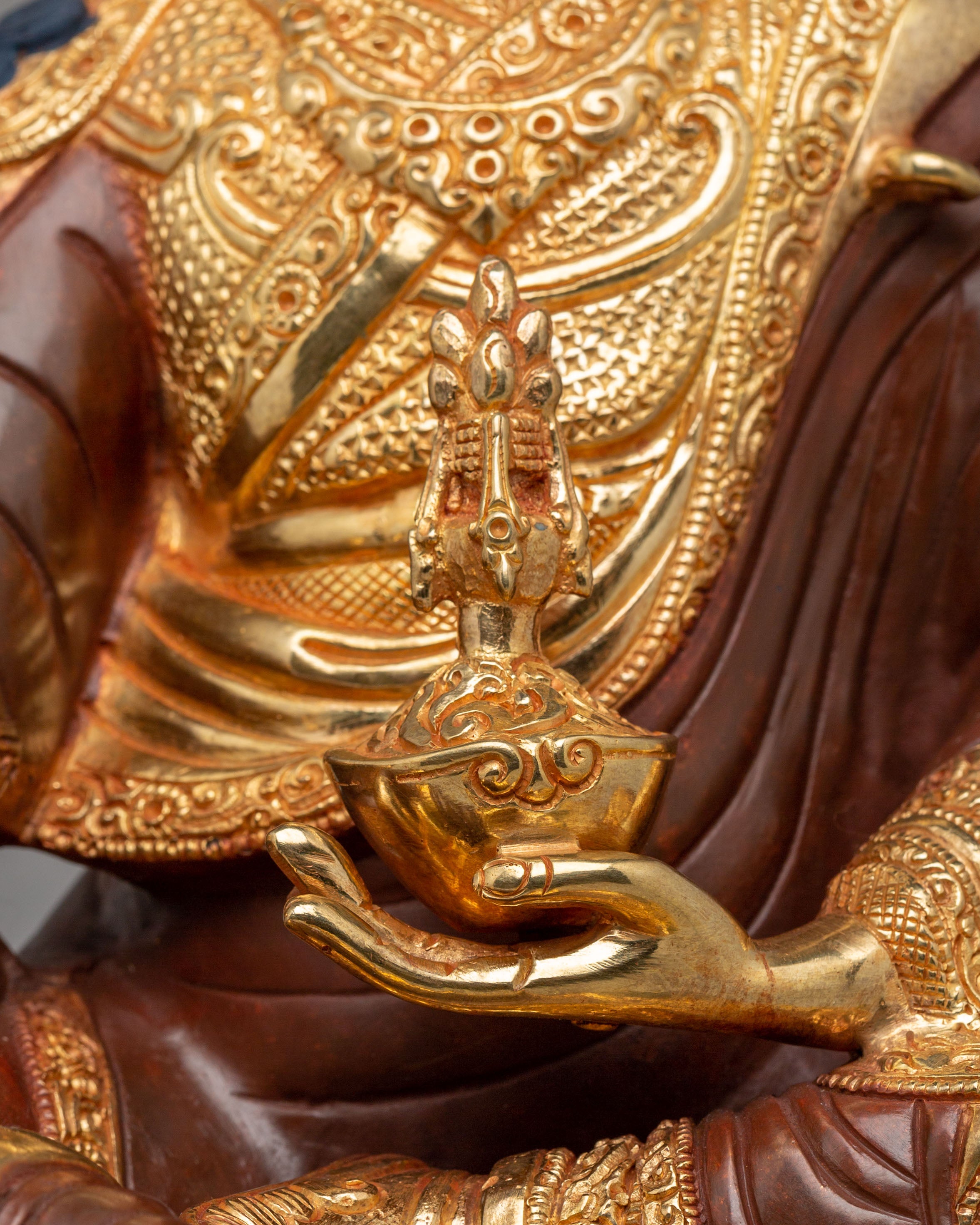 Padmasambhava Guru Rinpoche Figurine | Tibetan Buddhist Statue for Spiritual Decor