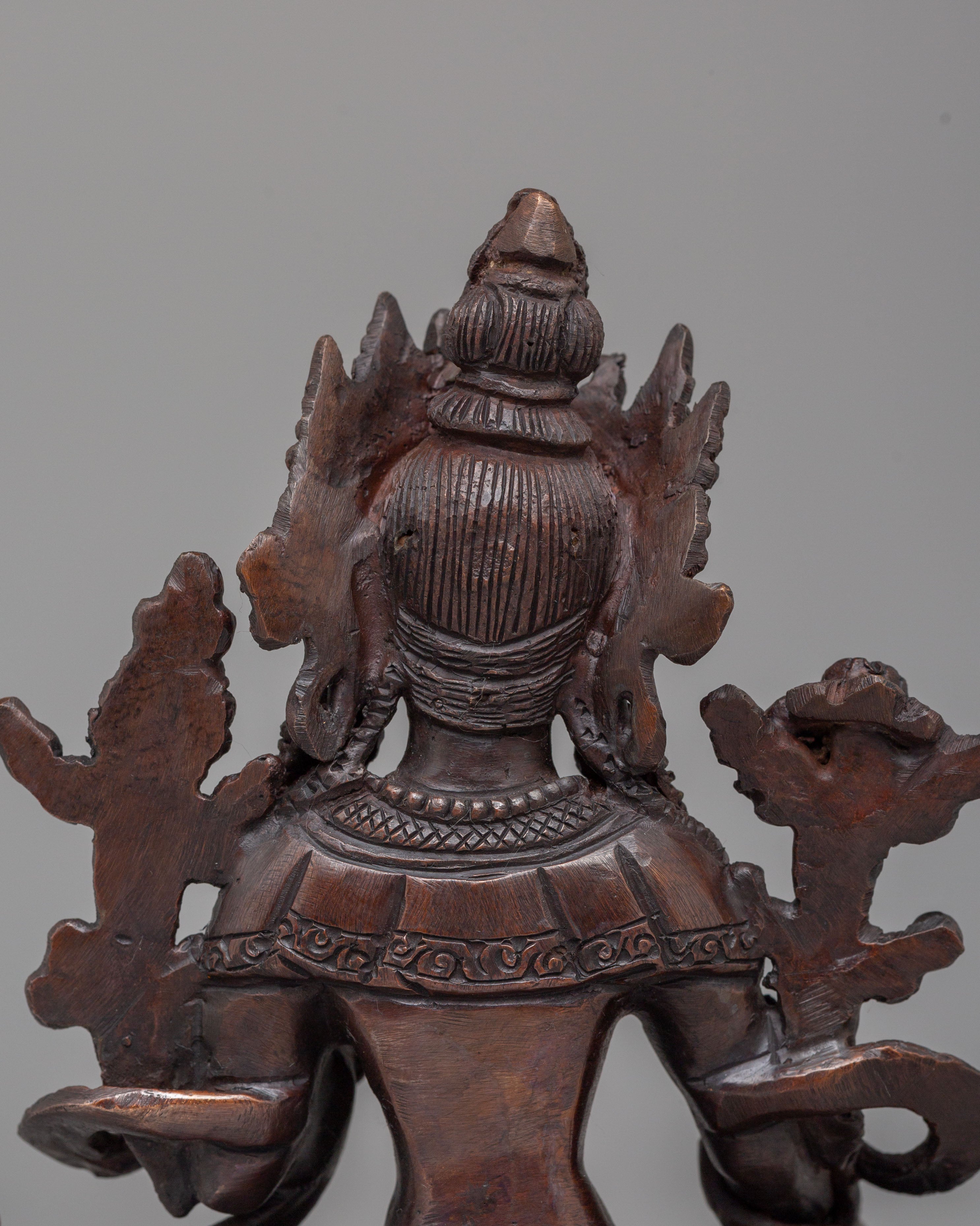 Himalayan White Tara Buddhist Statue | Tibetan Goddess of Compassion