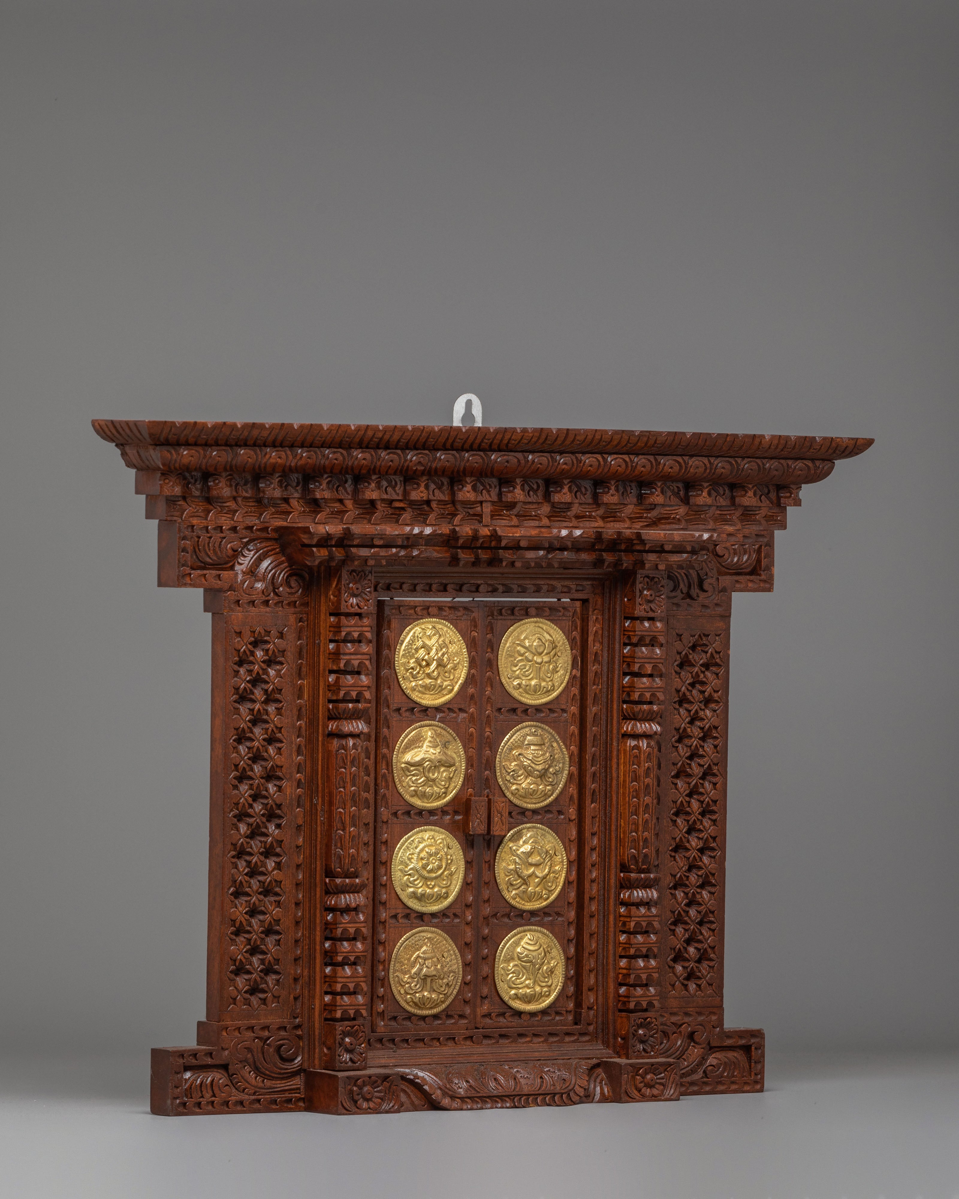 Ankhi Jhyal Wooden Wall Hanging | Handmade Wooden Artwork
