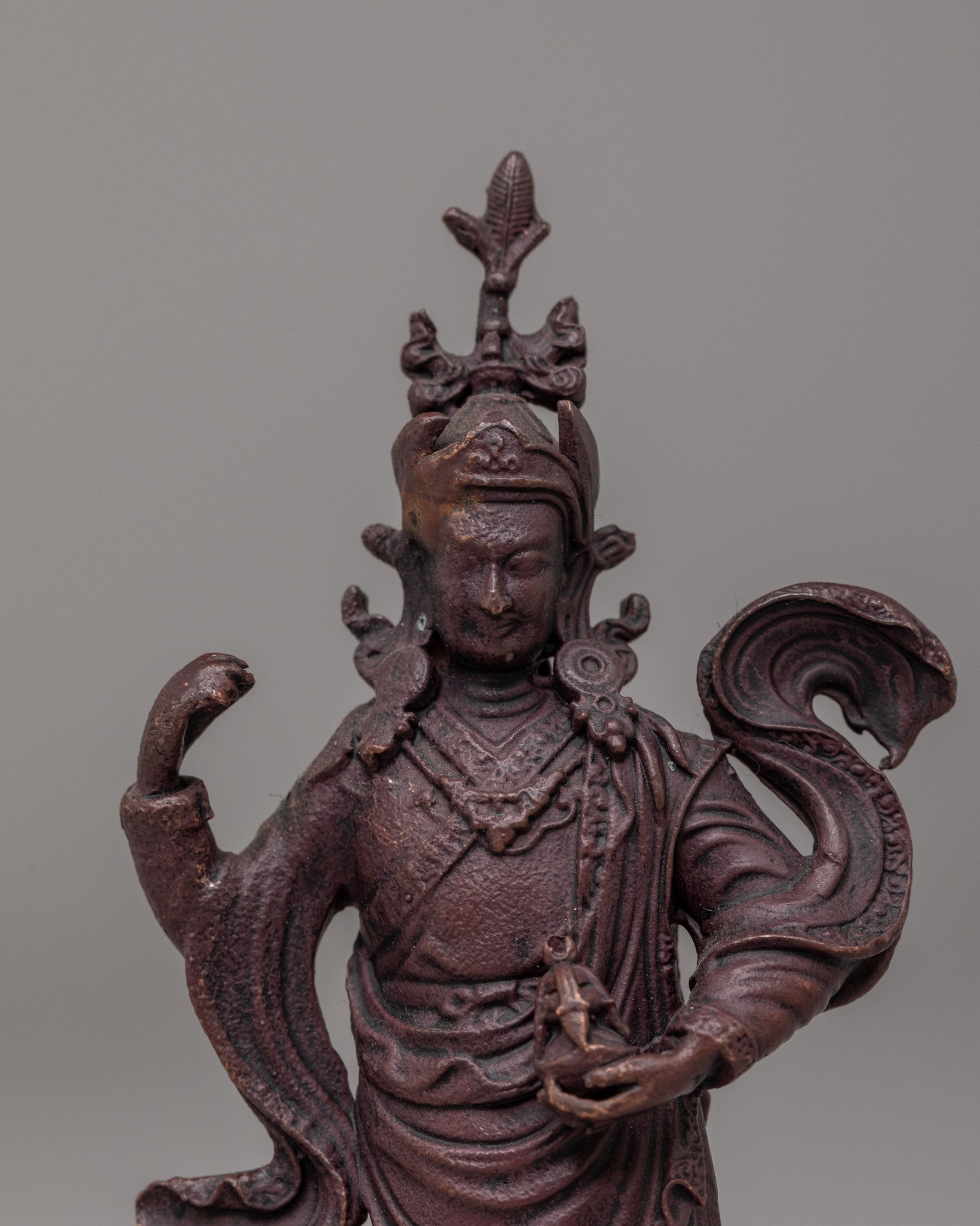 Dancing Guru Rinpoche Statue | Handcrafted Figurine for Meditation & Rituals
