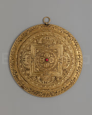 Sacred Bishwo Vajra Wall Hanging 