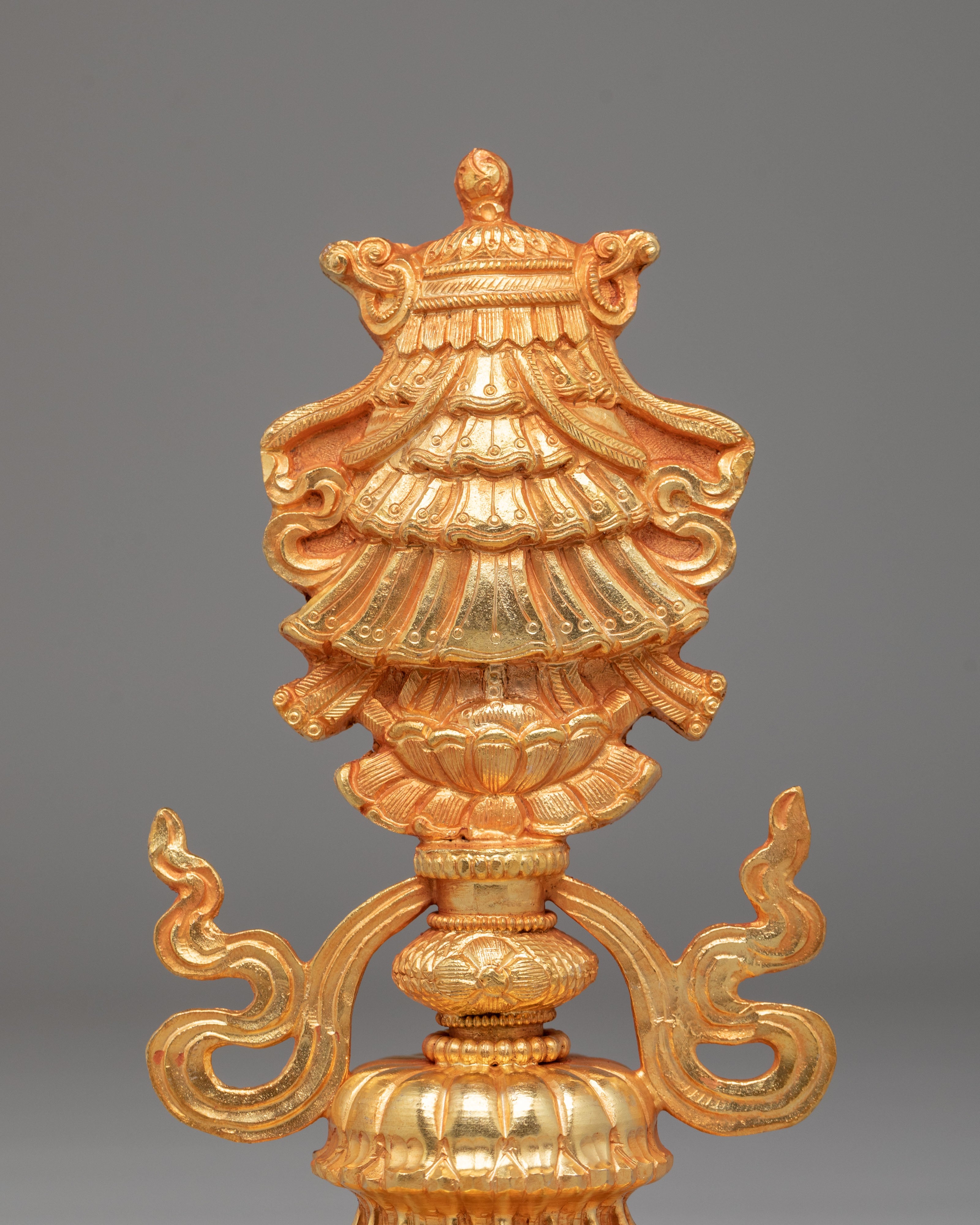 Eight Auspicious Symbols of Buddhism | Gold Plated Ashtamangala