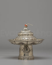 Buddhist Handcrafted Tea Cup Holder | Sacred Decorative Art