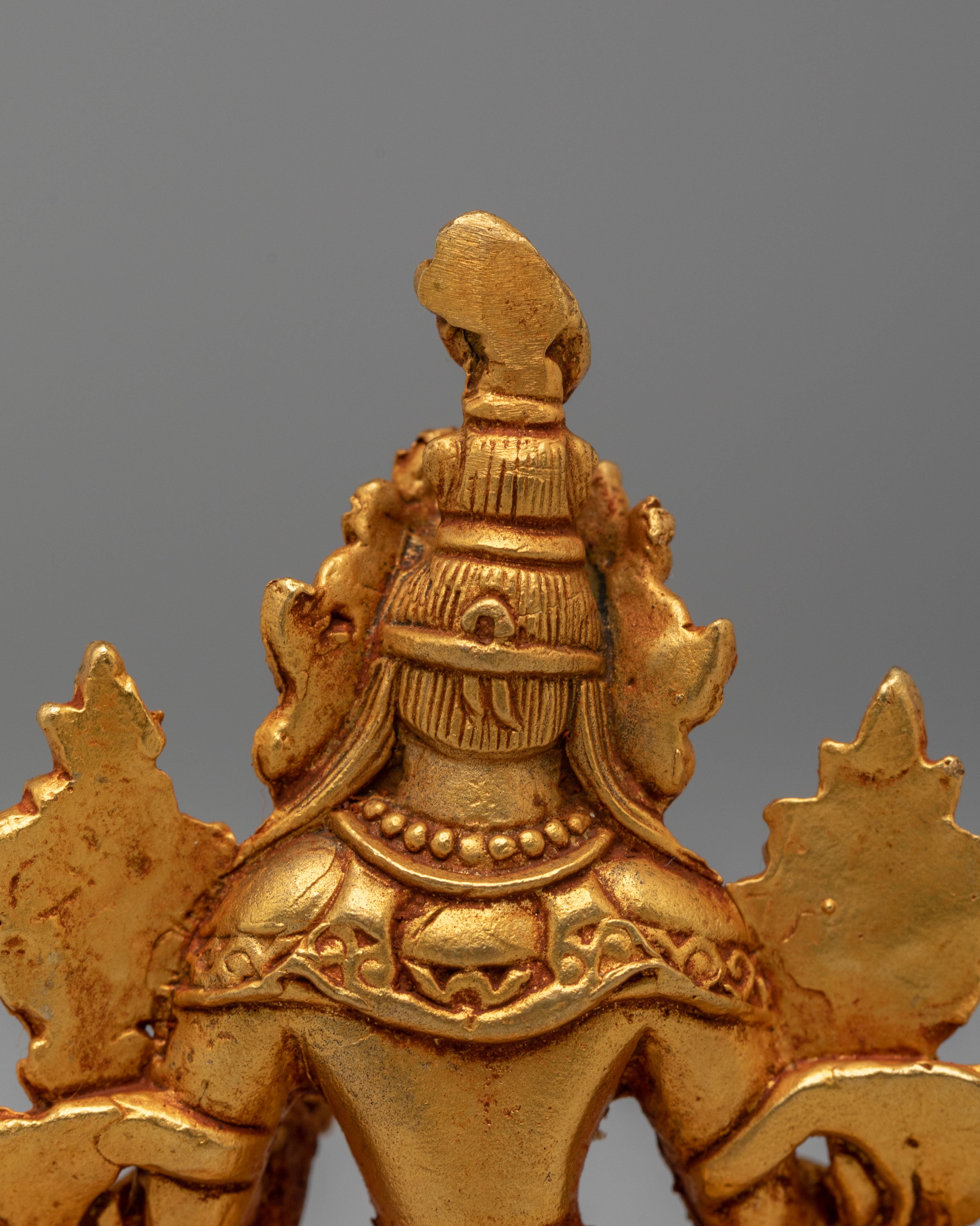 Handcrafted White Tara Goddess Statue | Copper Body with Gold Plating