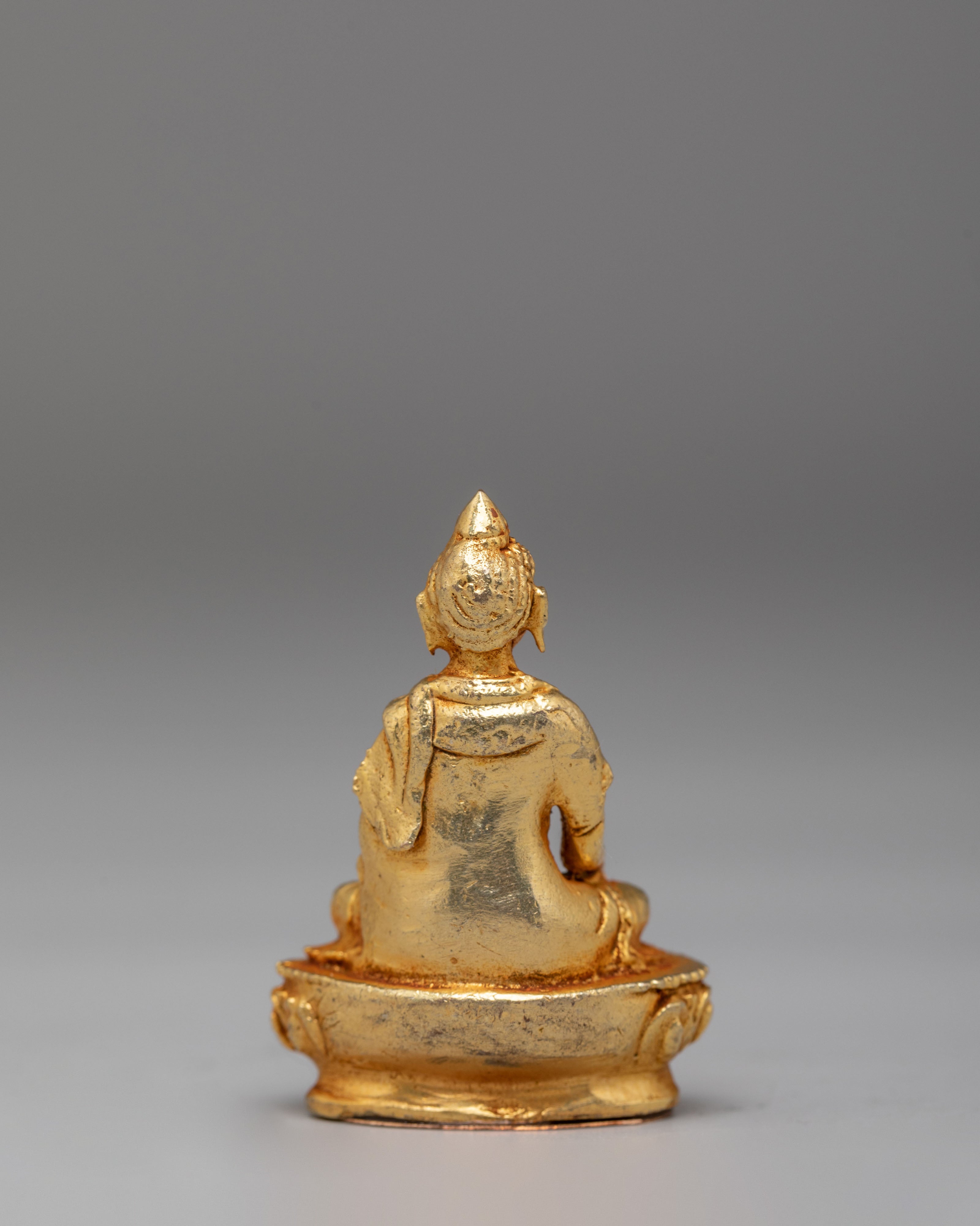 Sacred Tibetan Dukar Statue | Buddhist Protector Deity