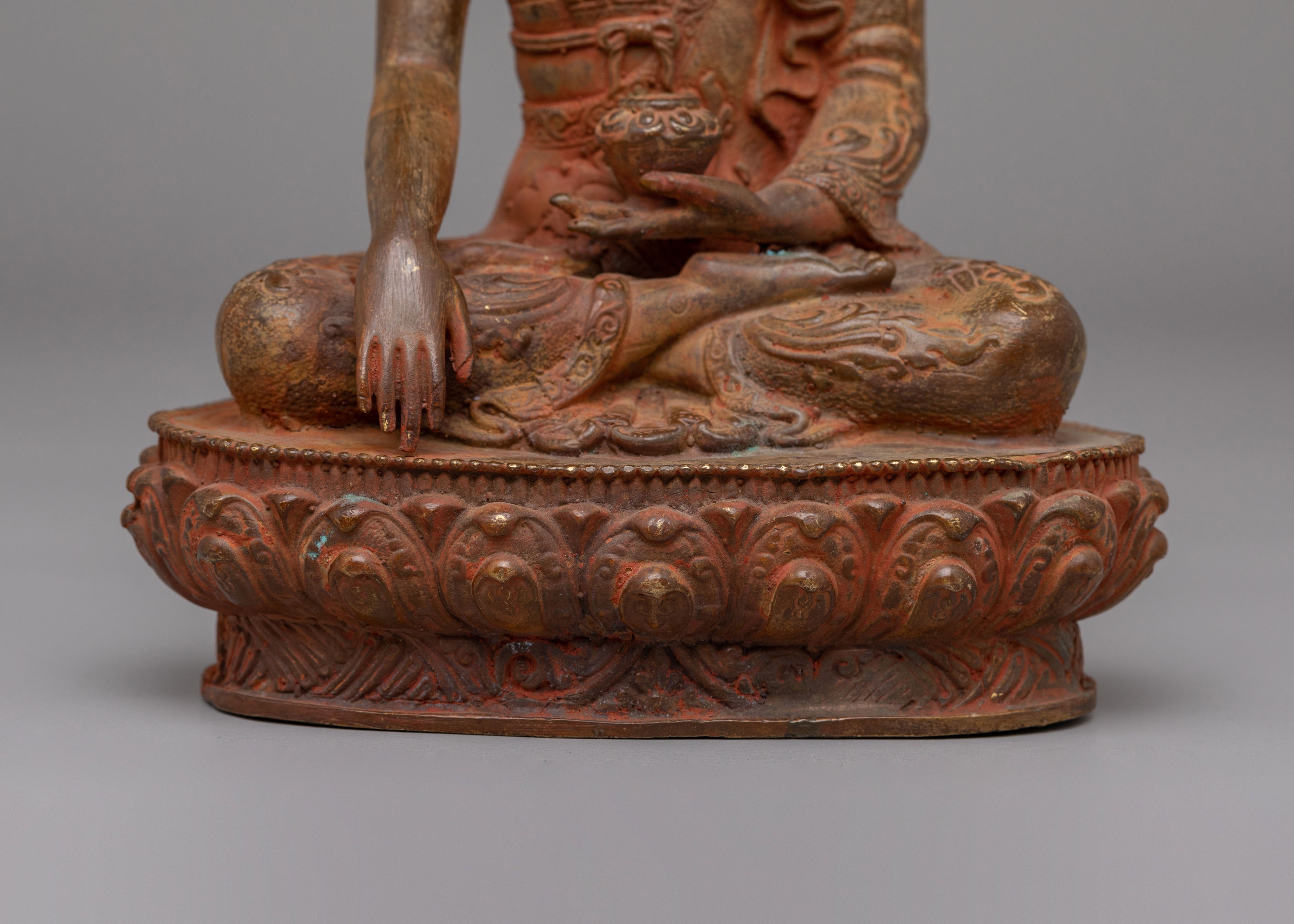 Tibetan Shakyamuni Buddha Divine Statue | Buddha for Spiritual Decor