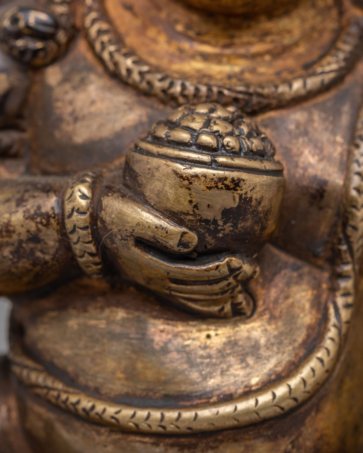 Sacred Black Dzambhala Art Statue | A Symbol of Prosperity