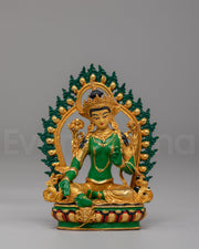 Sacred Green Tara Statue 