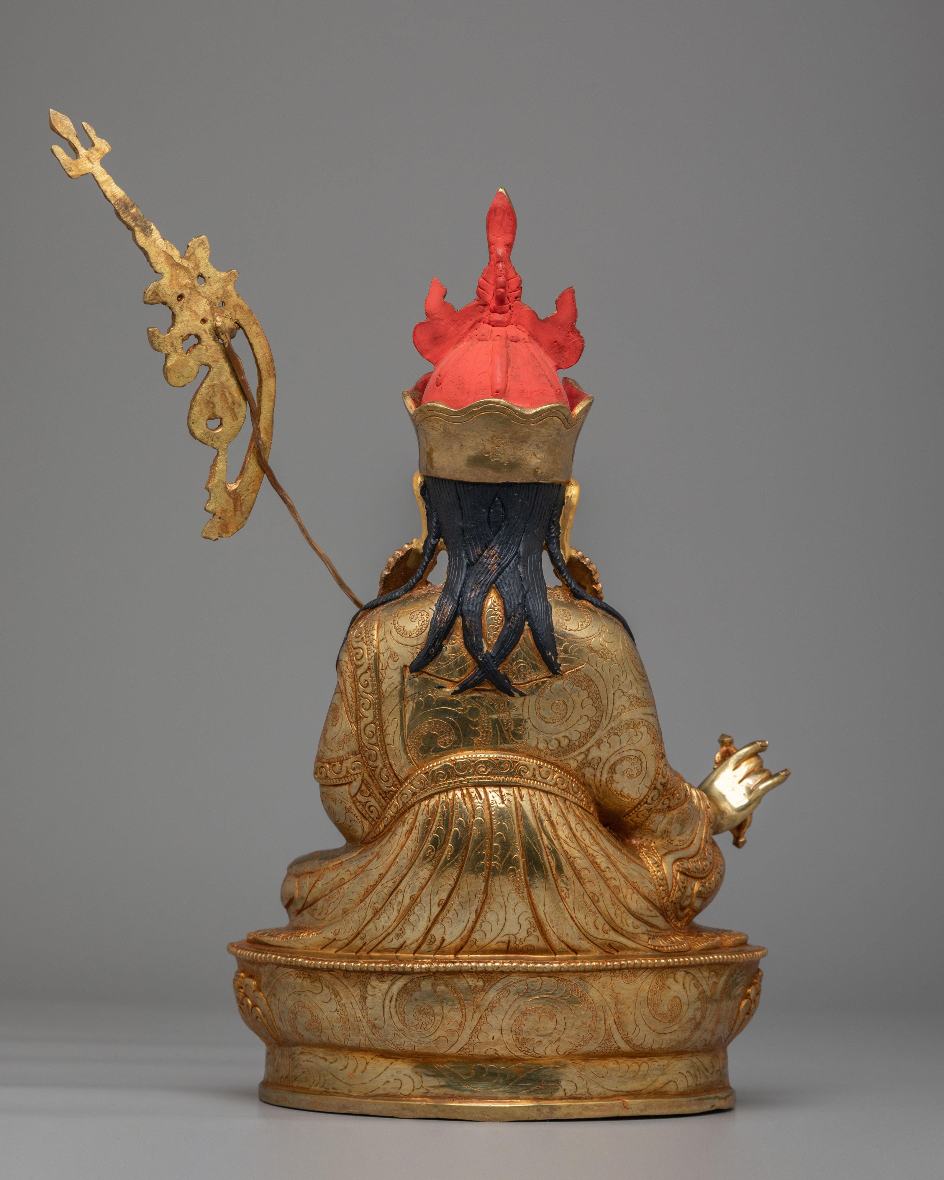 Ceremonial Padmasambhava Altar Statue | Tibetan Guru Rinpoche