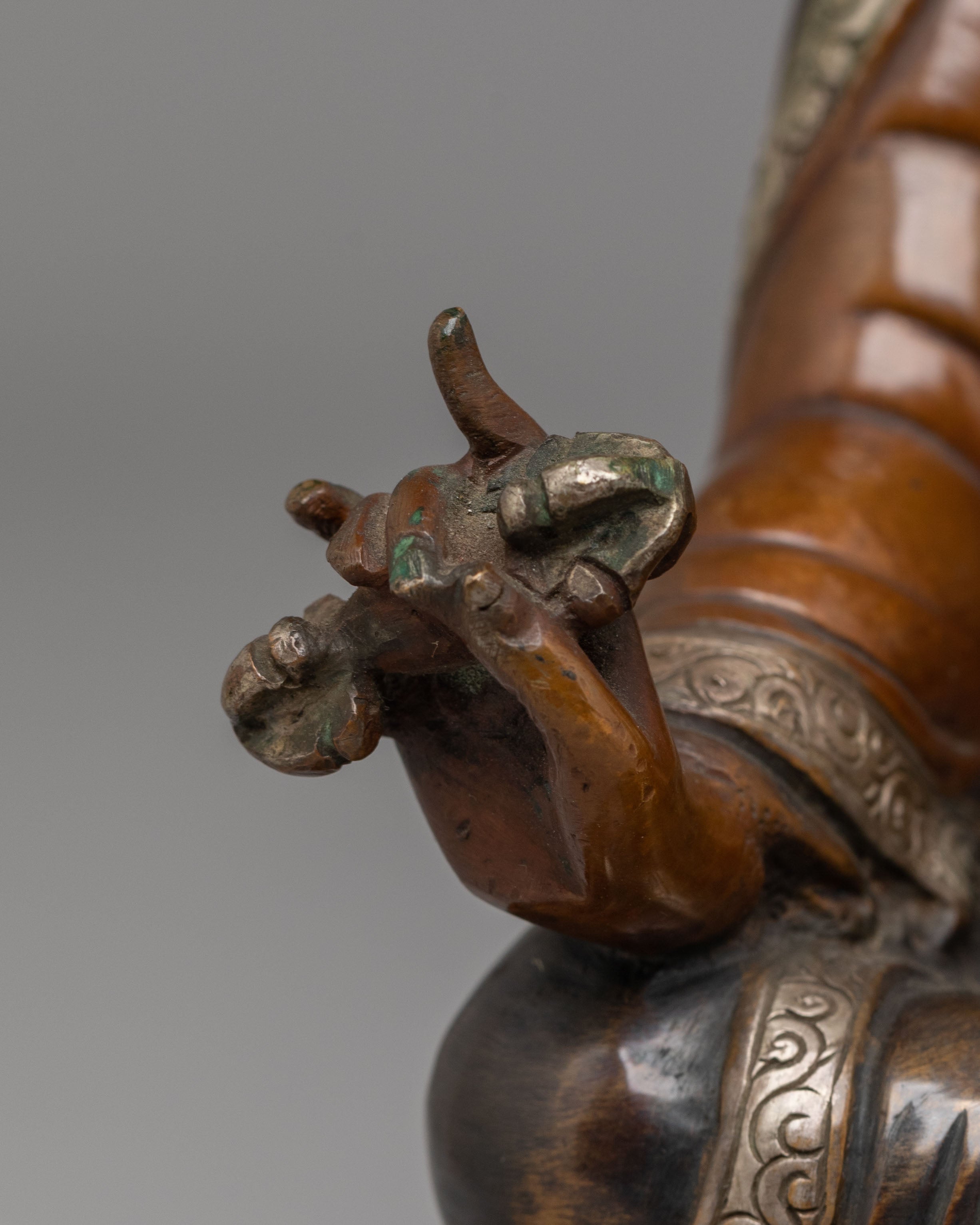 Tibetan Guru Rinpoche Padmasambhava Statue | Enlightened Master Figurine