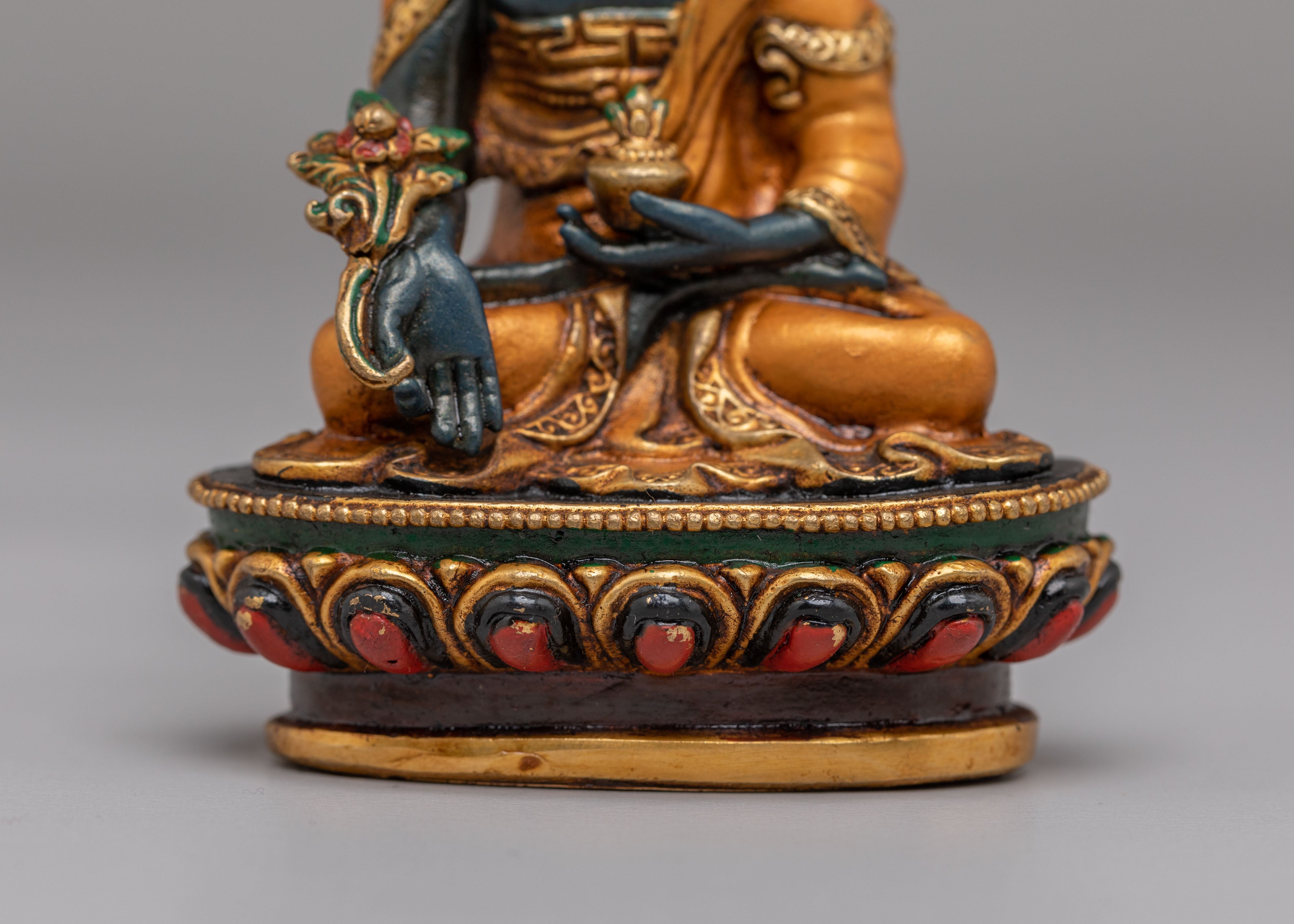 Ceremonial Medicine Buddha Statue | Spiritual Decor
