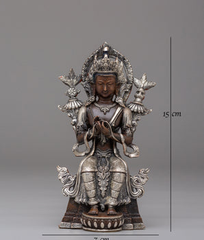 Handcrafted Maitreya Buddha Buddhist Statue | Spiritual Decor