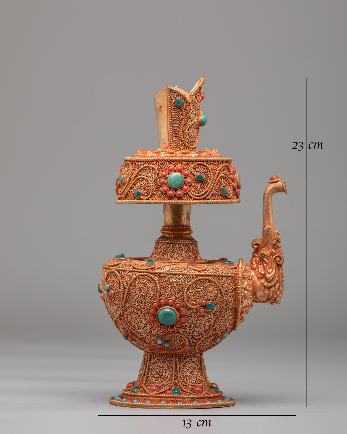 Himalayan Buddhist Bhumba Set | Traditional Tibetan Ceremonial Vessels