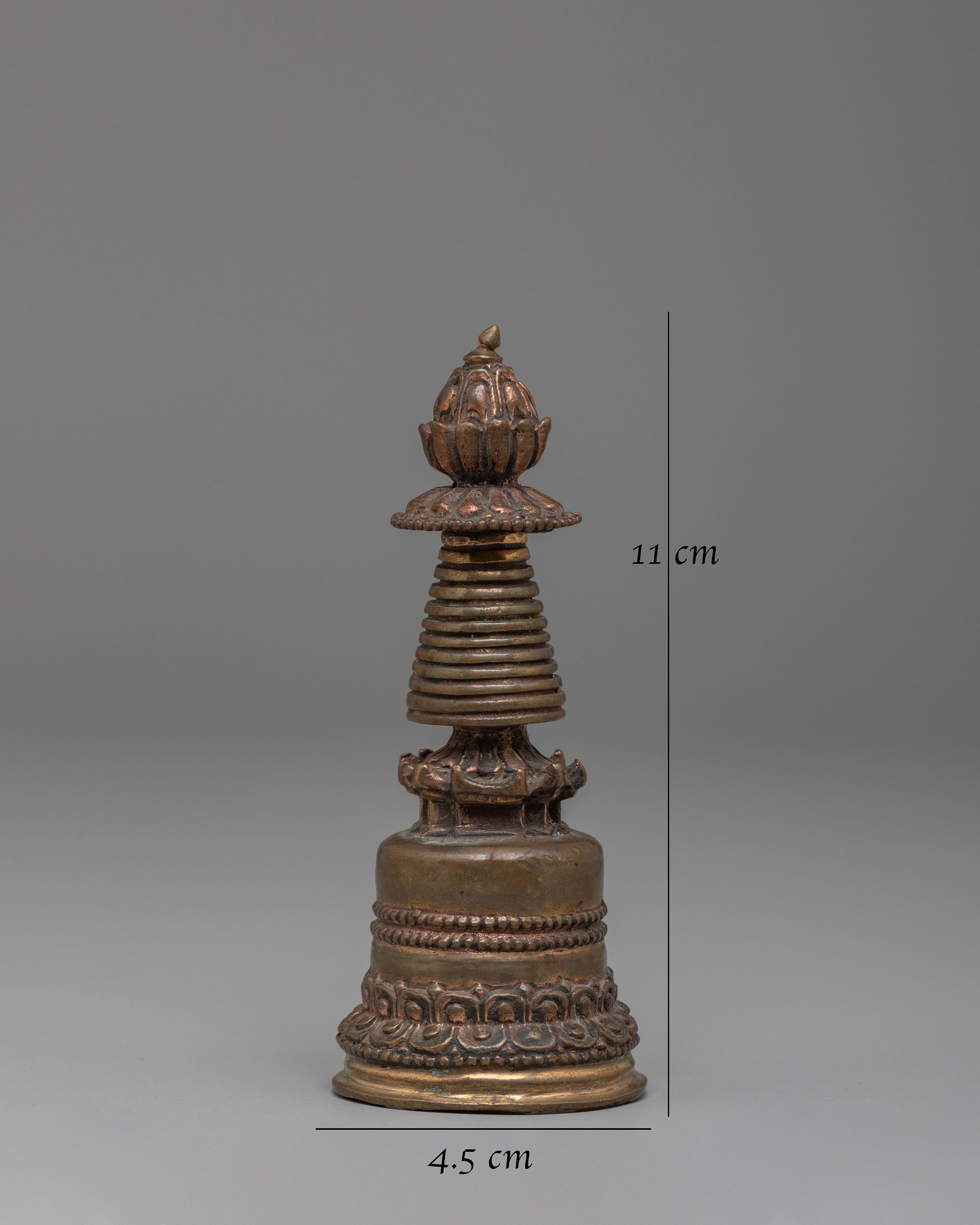 Handmade Buddhist Kadampa Chorten | Symbol of Spiritual Protection