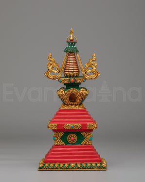 Handcrafted Enlightenment Stupa 