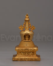 Sacred Tibetan Lotus Blossom Stupa