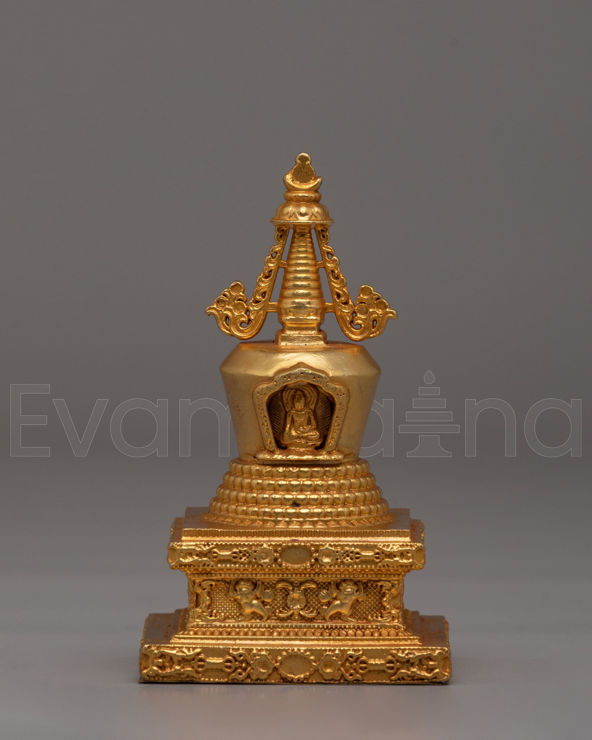 Sacred Tibetan Lotus Blossom Stupa