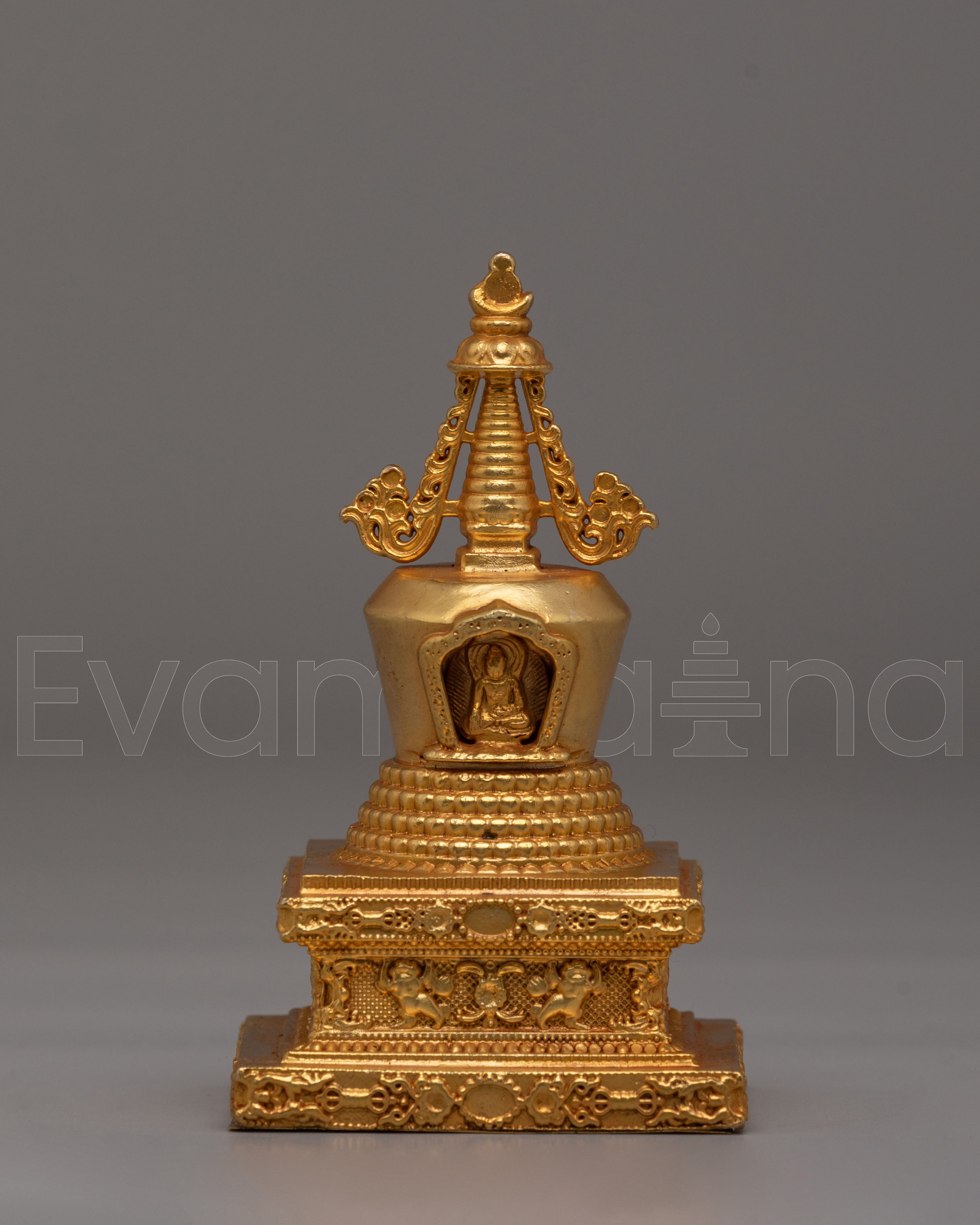 Sacred Tibetan Lotus Blossom Stupa