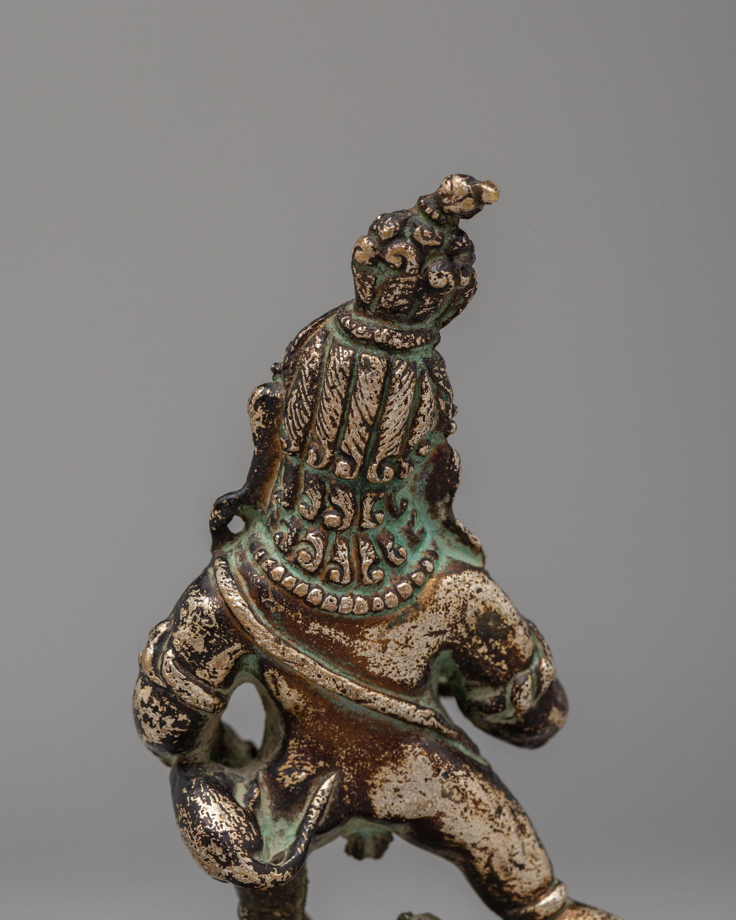Machine Made Black Dzambhala Deity Statue | Symbolizing Prosperity