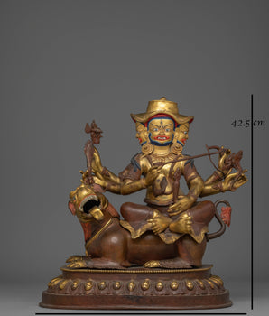 Handcrafted Pehar Gyalpo Figurine | Tibetan Protector