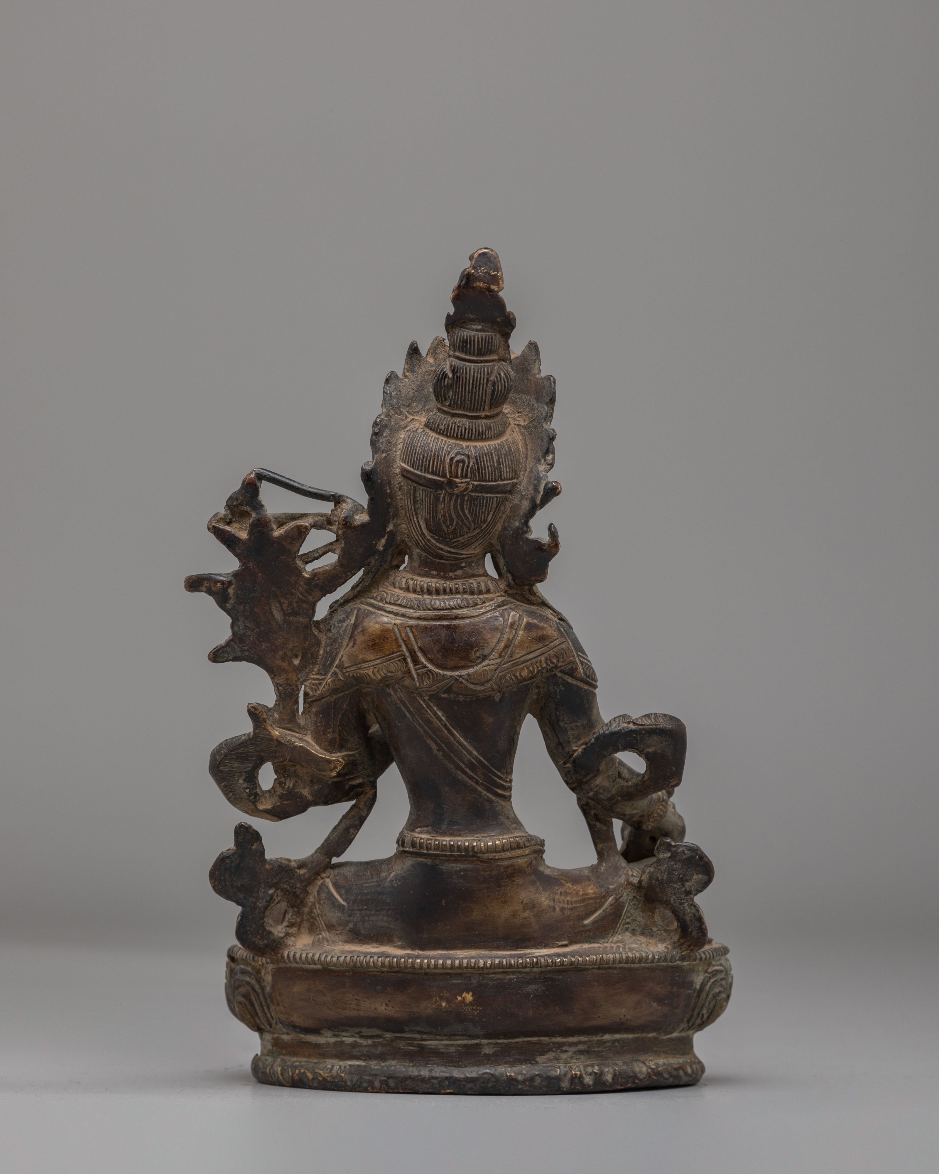 Handcrafted Red Tara Deity Statue | Sacred Tibetan Buddhist Art