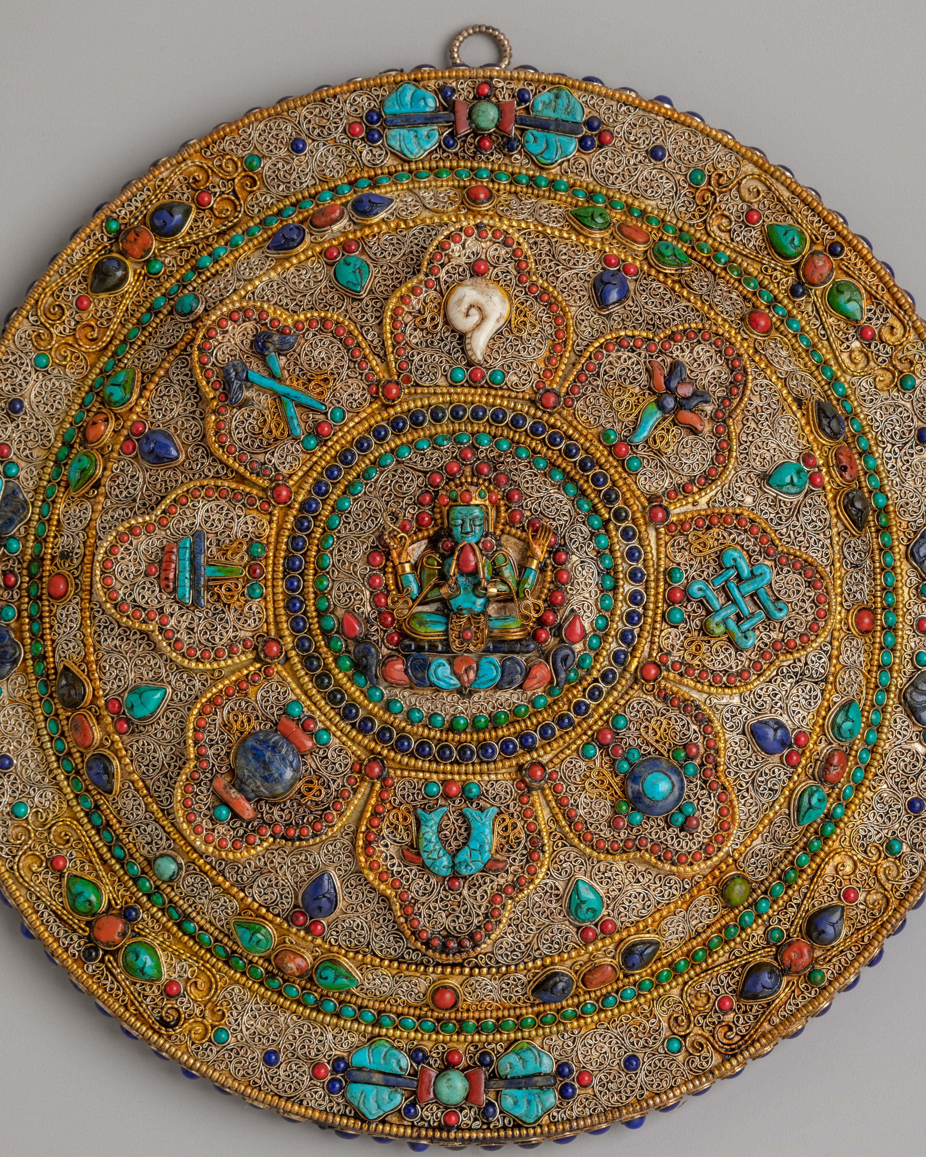 Sacred Chenrezig Mandala Wall Hanging | Spiritual Art for Meditation and Blessings