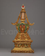 Traditional Enlightenment Stupa | A Sacred Symbol of Wisdom