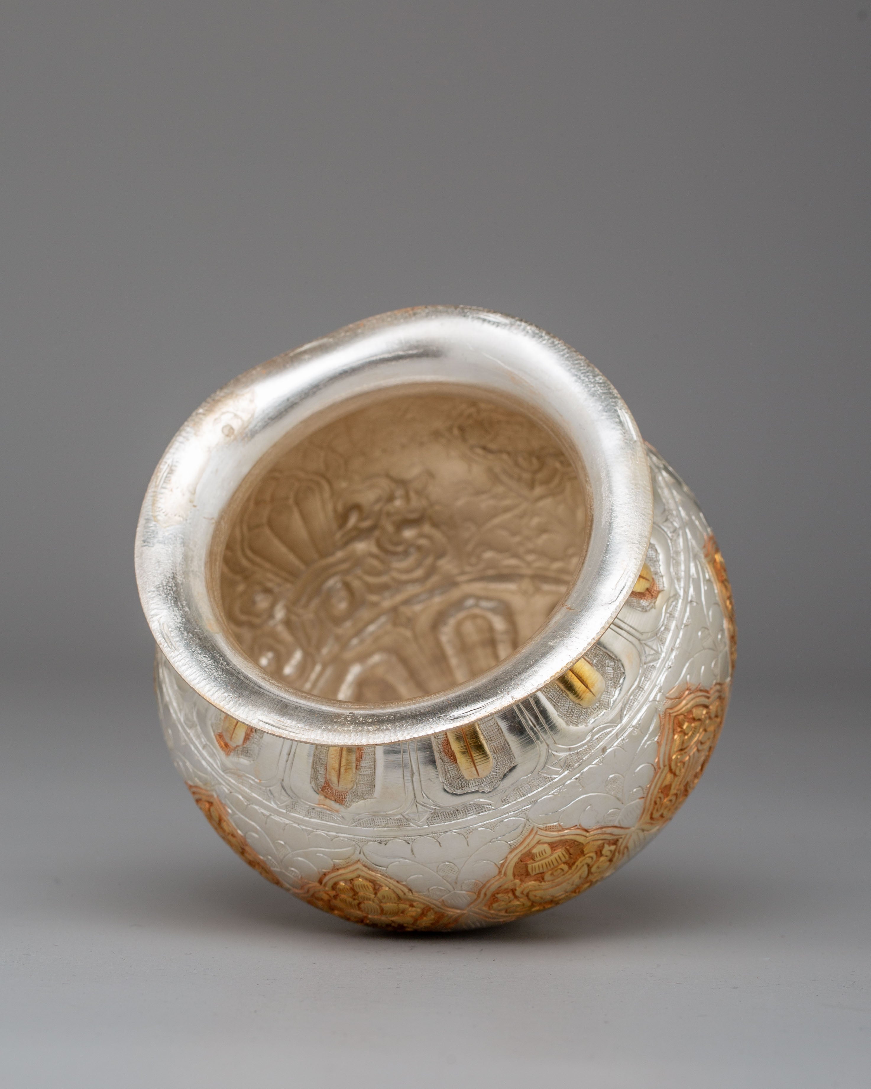 Buddhist Decor Kalasha | Sacred Offering Vessel
