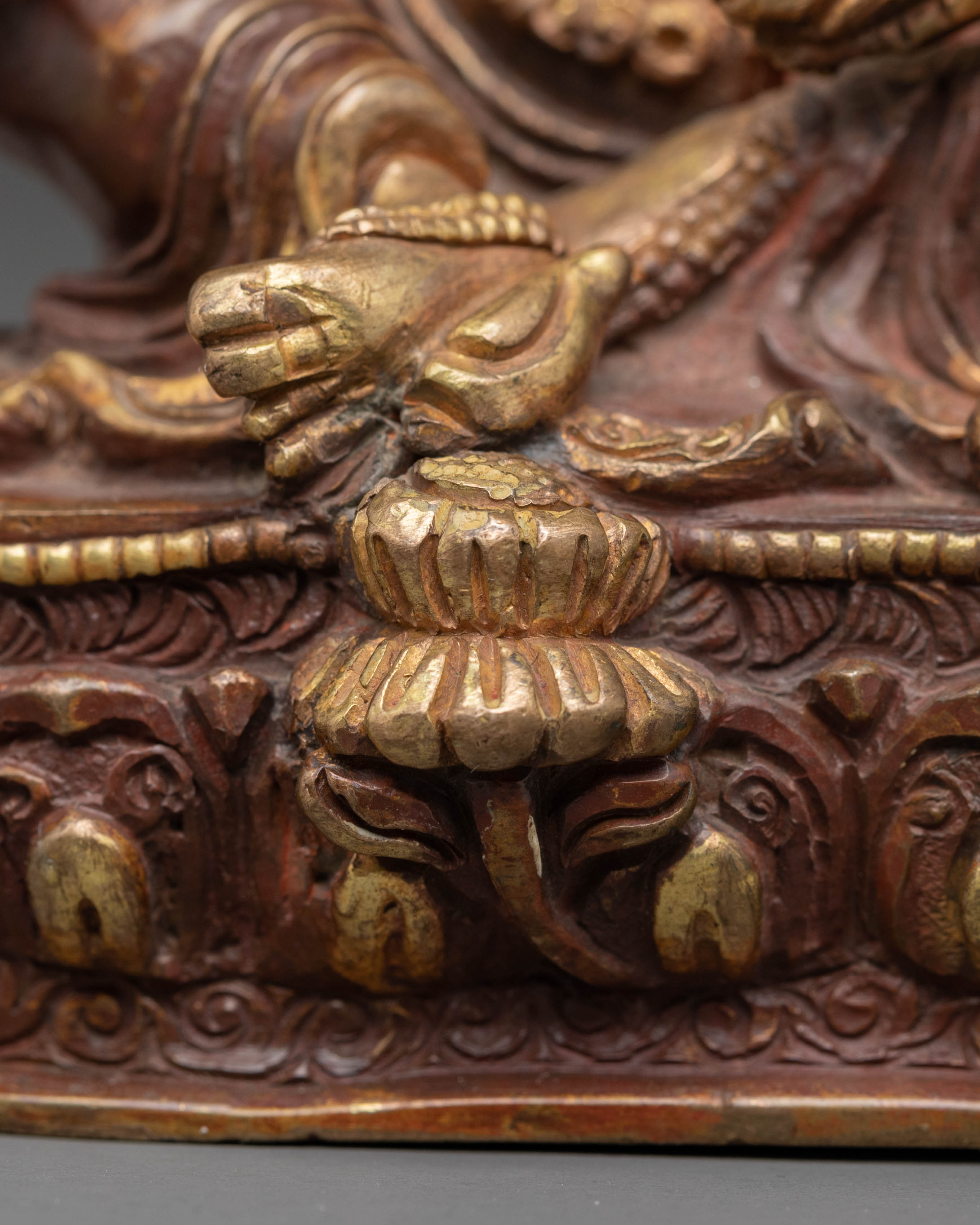 Dzambhala Copper Statue for Decor | Embodiment of Wealth and Prosperity