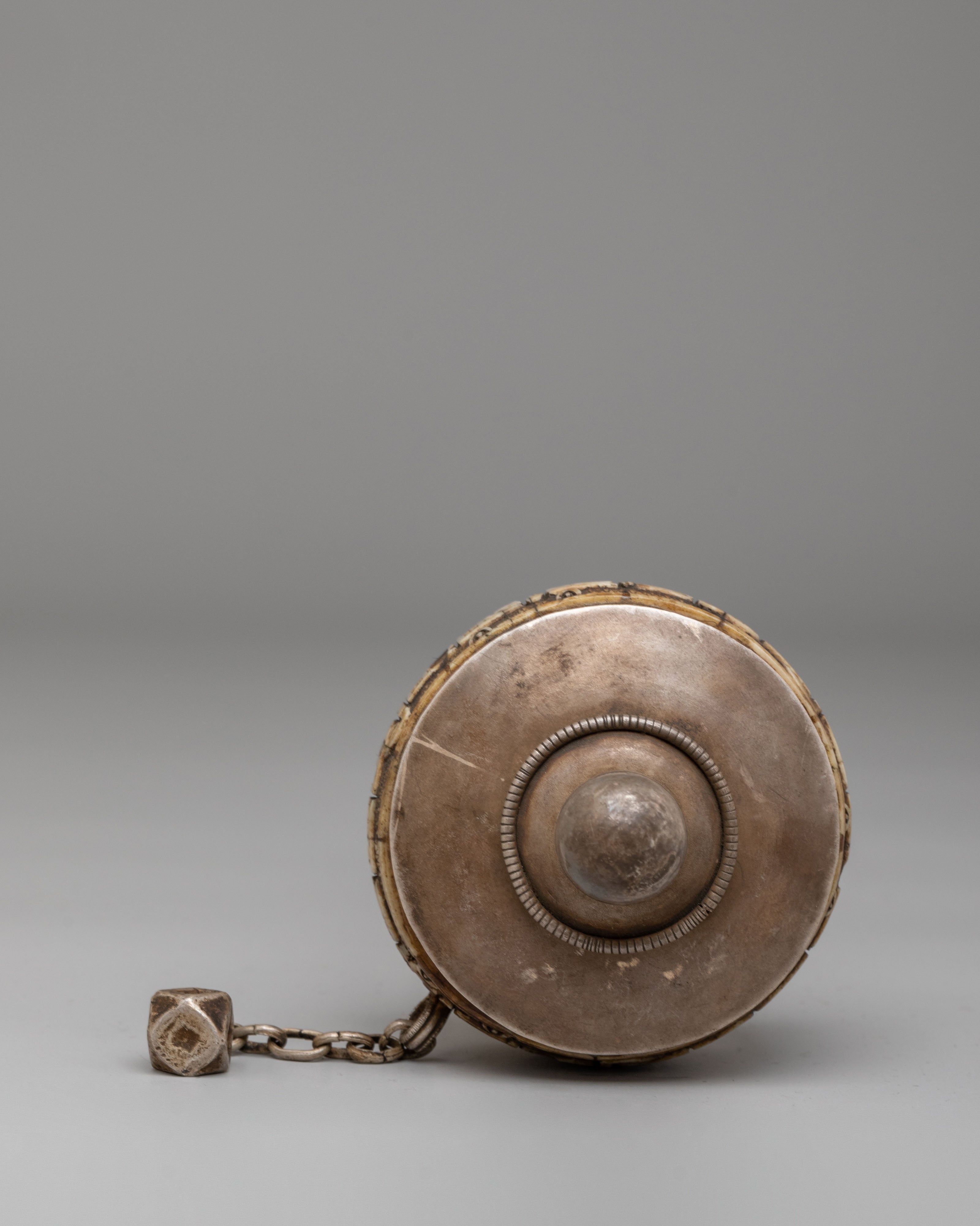 Prayer Wheel With Mantra For Altar | Handcrafted Meditation Tool