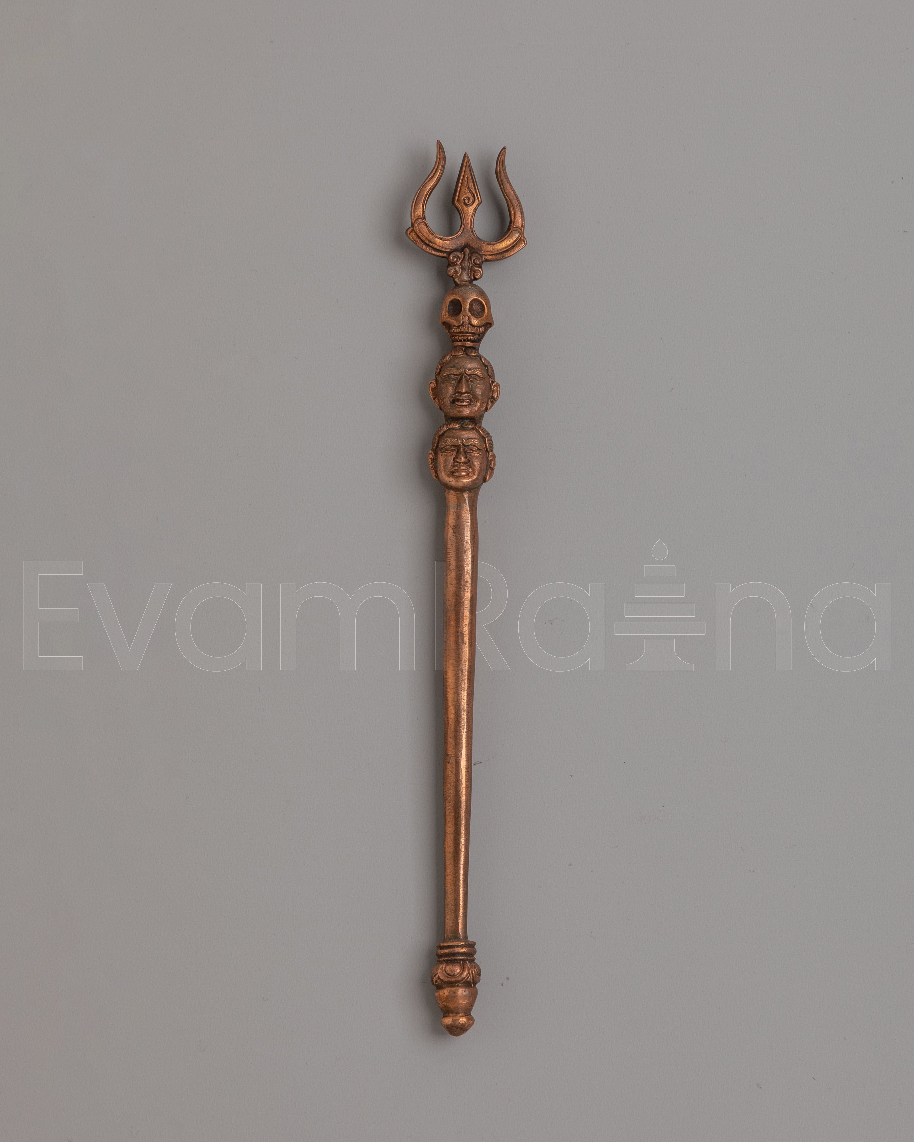 Handmade Ritual Trishul Staff