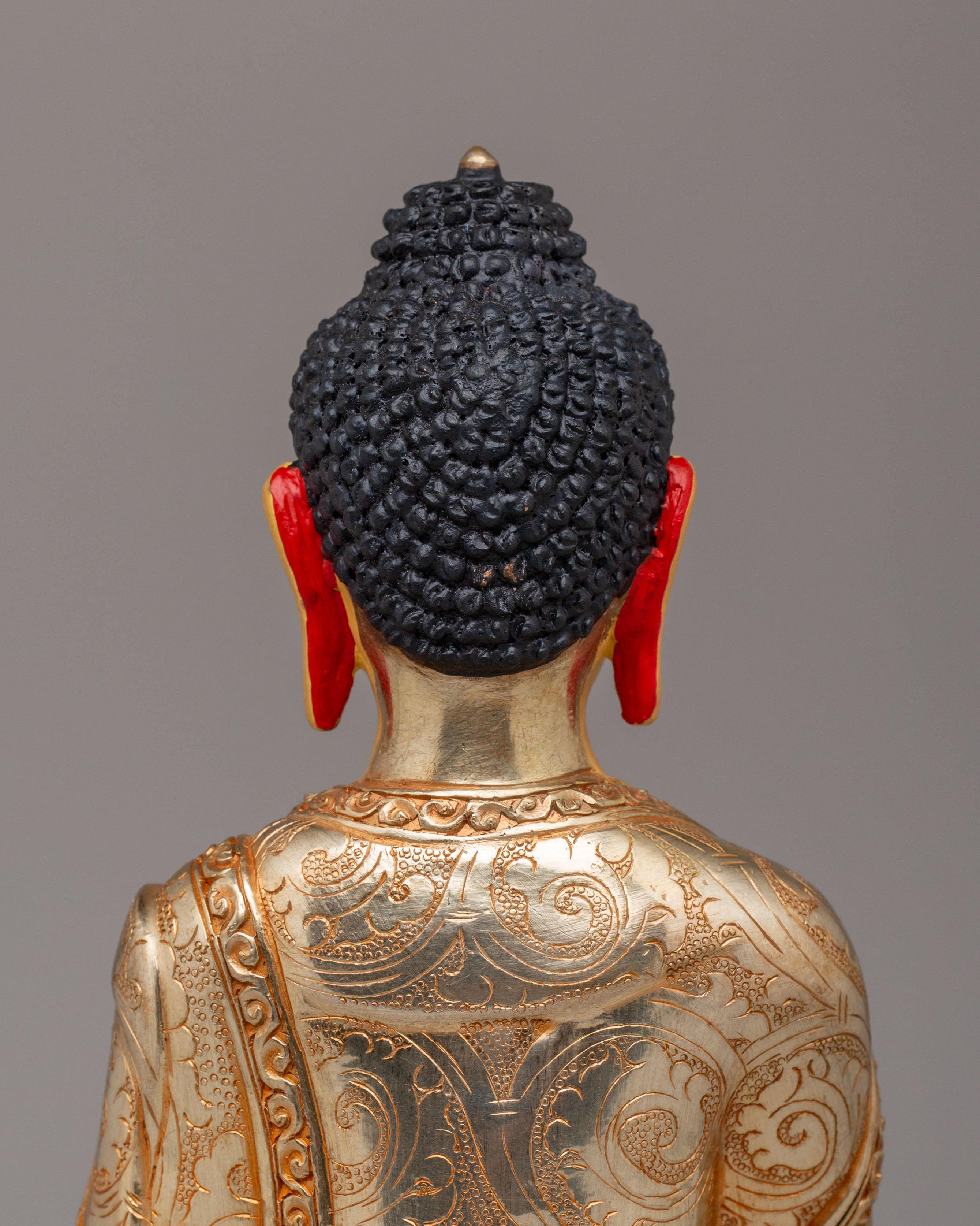Sacred Shakyamuni Buddha Divine Statue | Handcrafted Tibetan Buddhist Art
