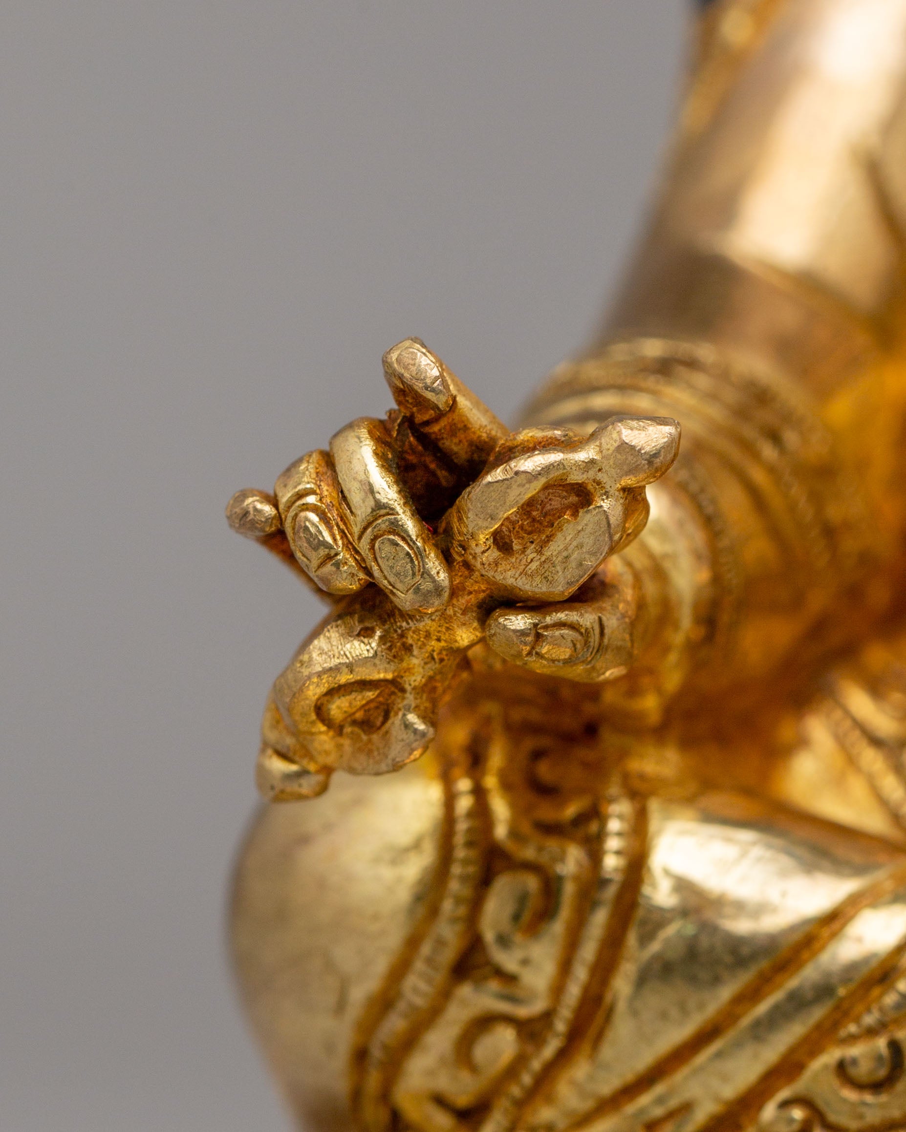Sacred Padmasambhava Statue | Traditional Artwork