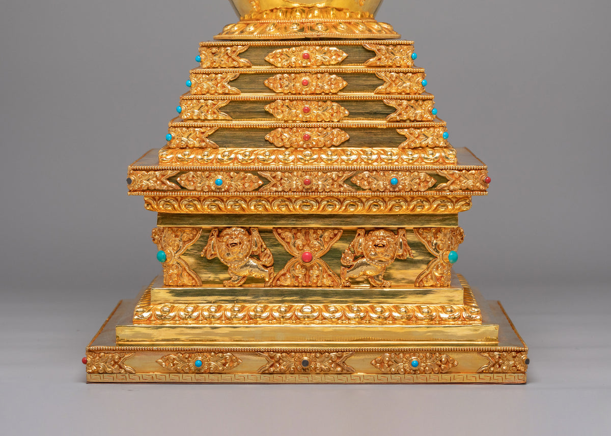 Himalayan Buddhist Enlightenment Chorten | Sacred Spiritual Symbol