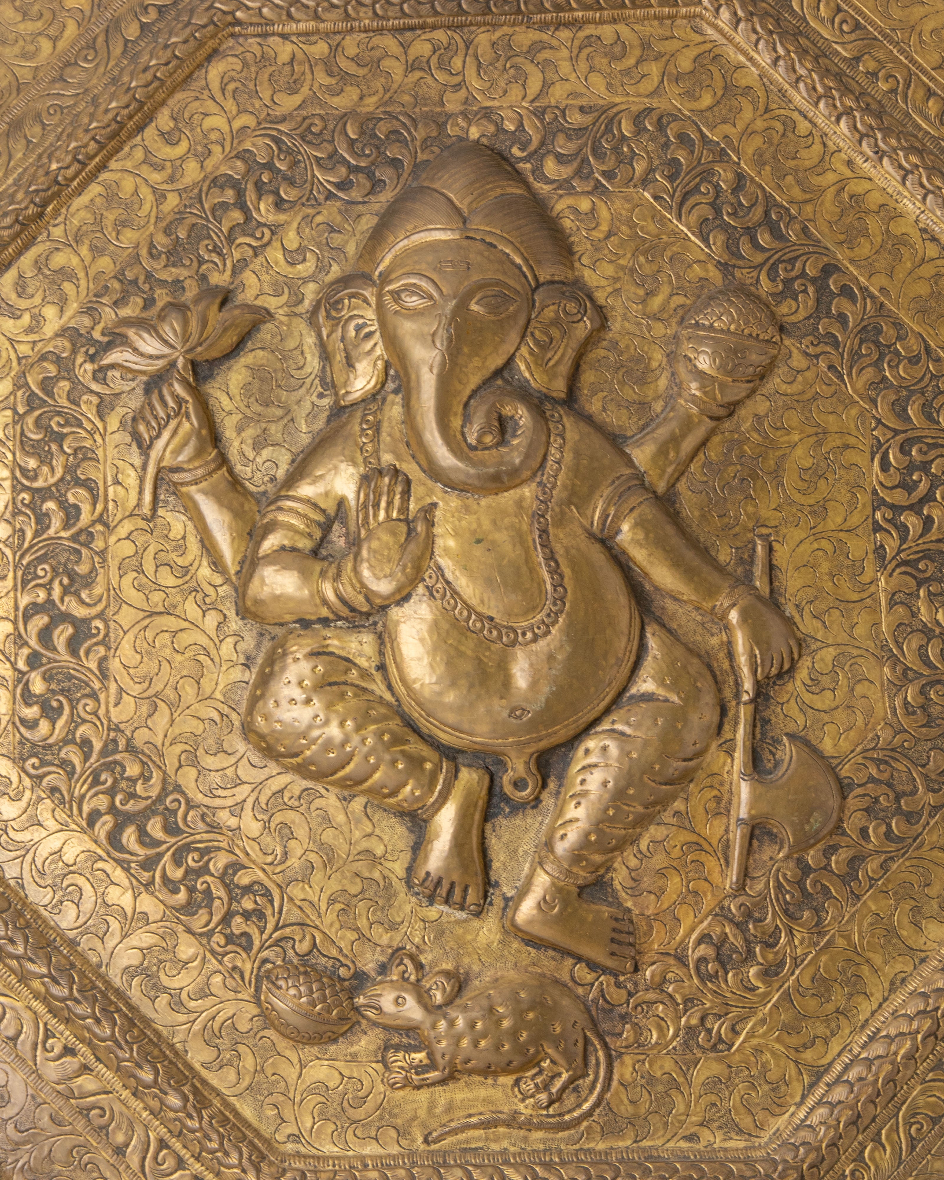 Traditional Altar Ganesha Wall Hanging | Spiritual Home Decor