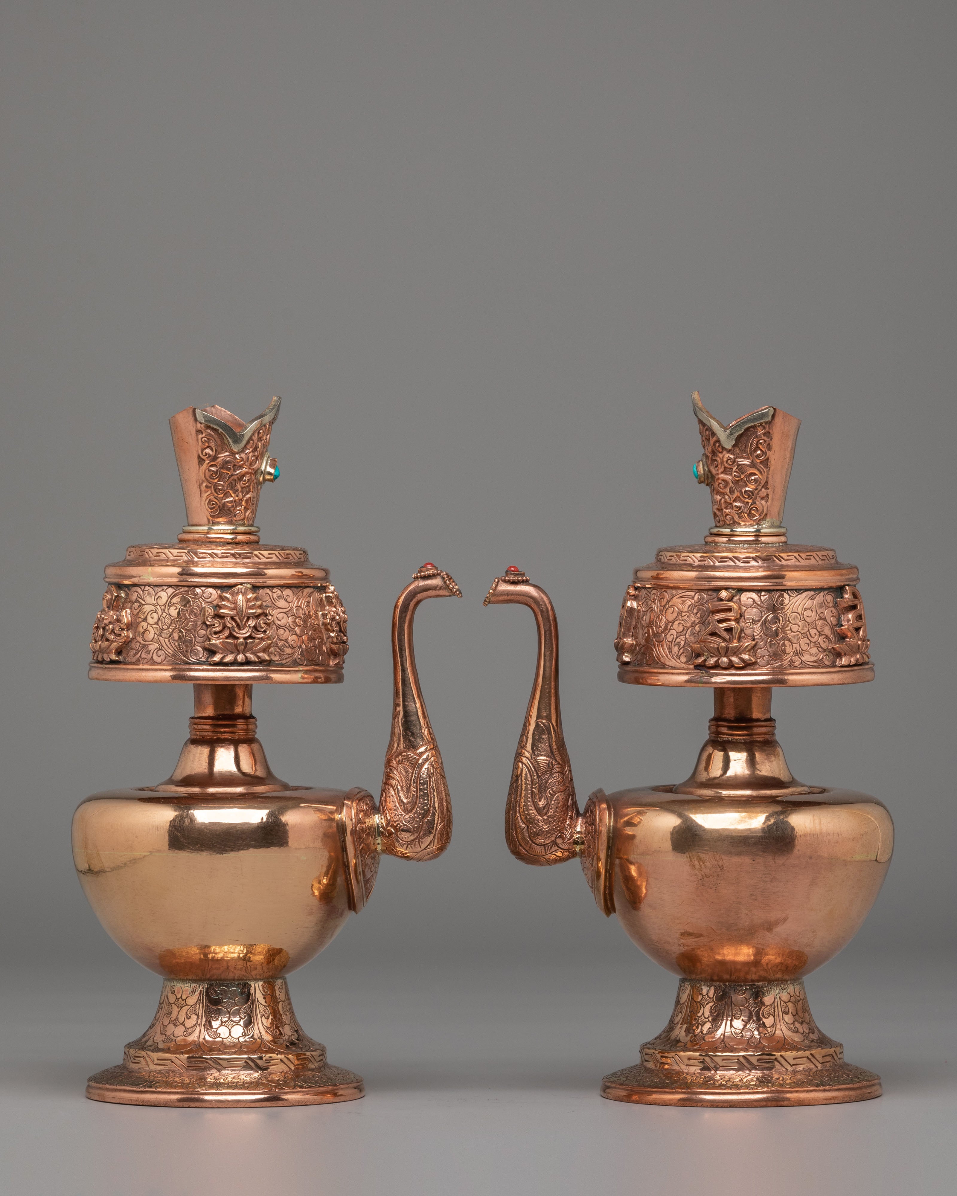 Spiritual Ritual Bhumba Set | Sacred Water Offering Vessel