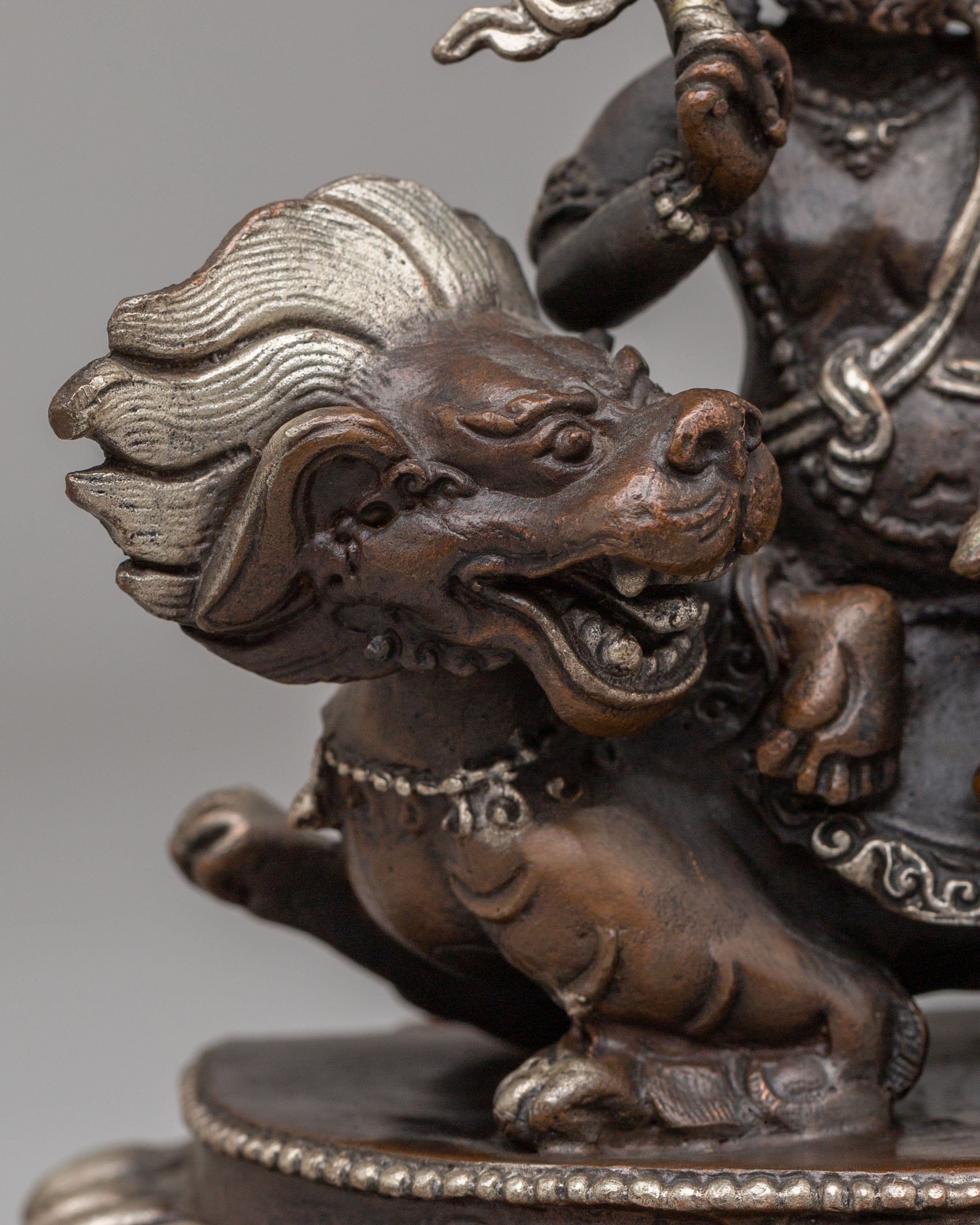Buddhist Wealth Deity Namtoshe Sculpture | Tibetan Guardian Deity