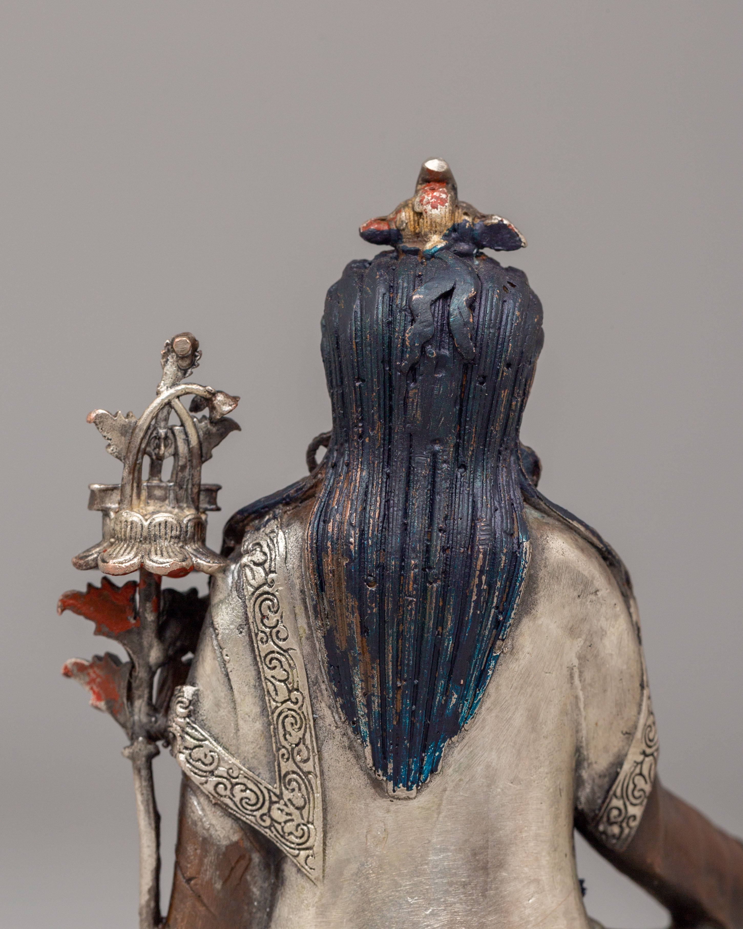 Tibetan Jigme Lingpa Statue | Nyingma Buddhist Master Sculpture