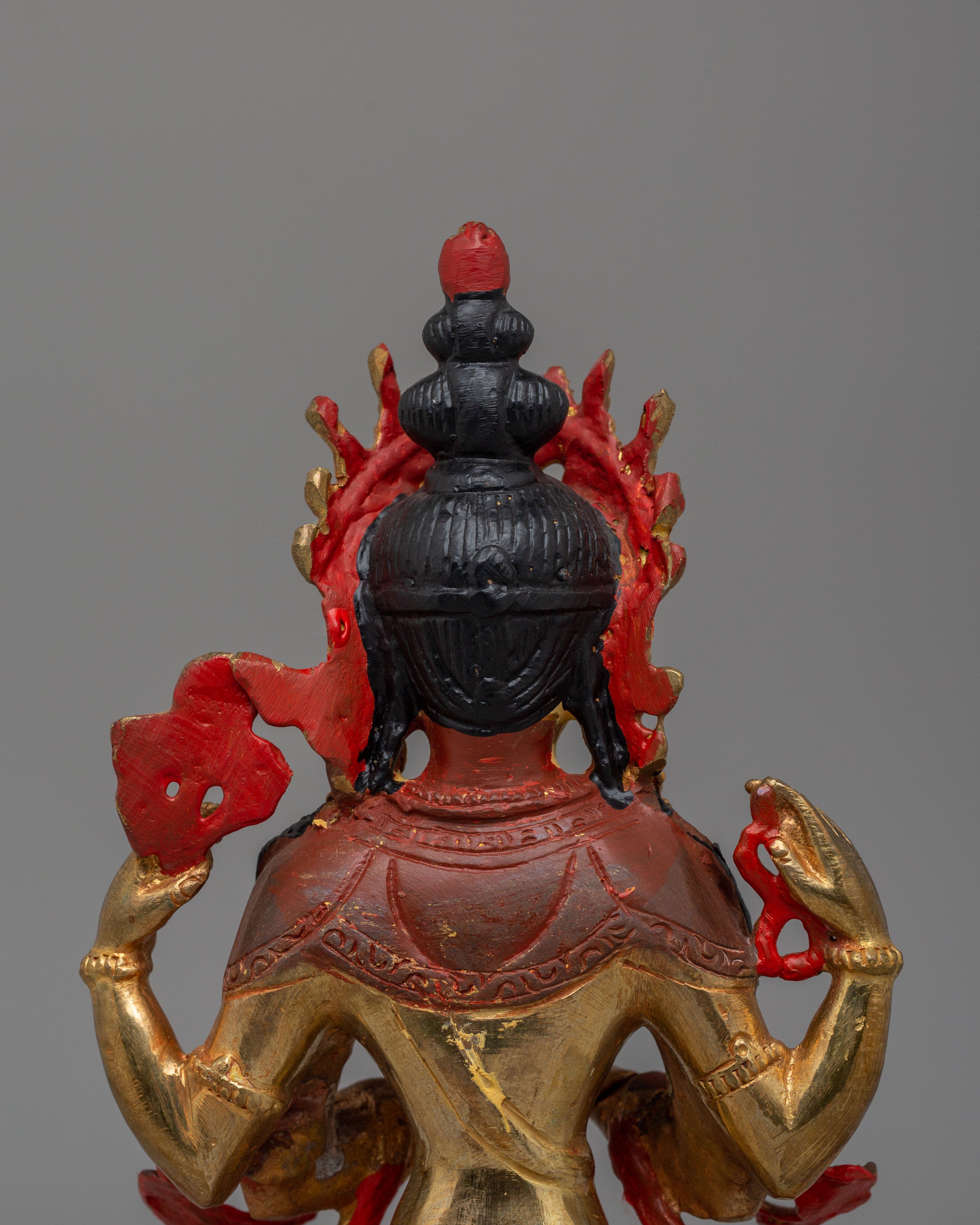 Sacred Chenrezig Statue for Altar | Tibetan Bodhisattva Statue