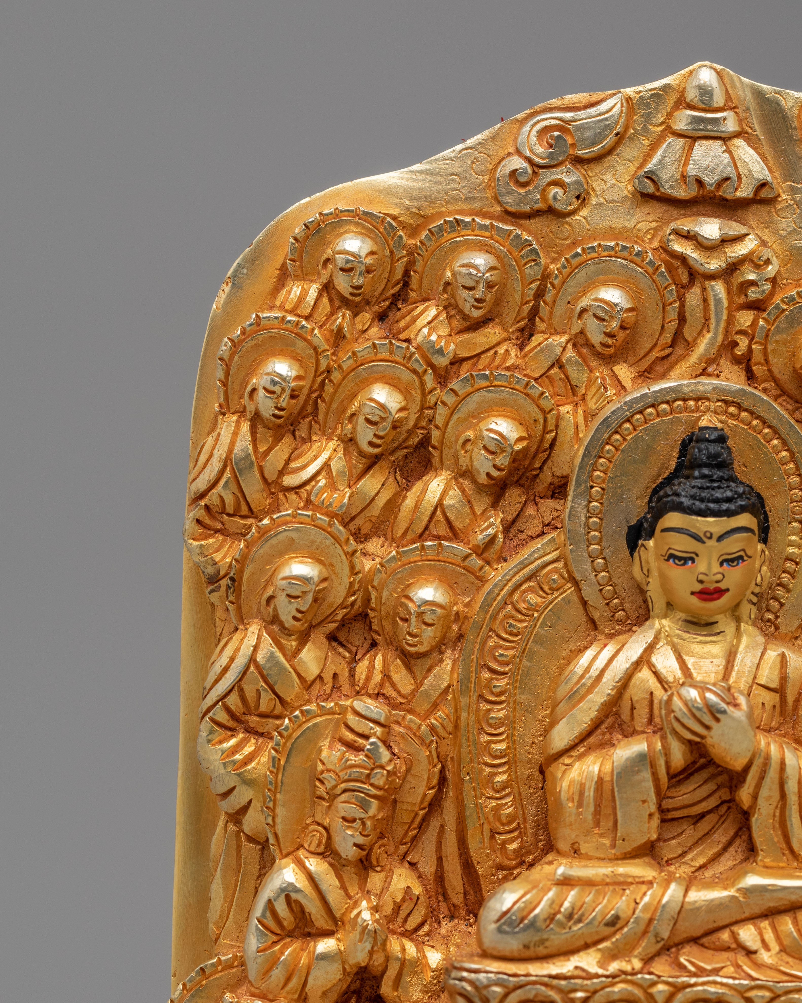 Ceremonial Vairochana Buddha Statue | Symbol of Cosmic Wisdom
