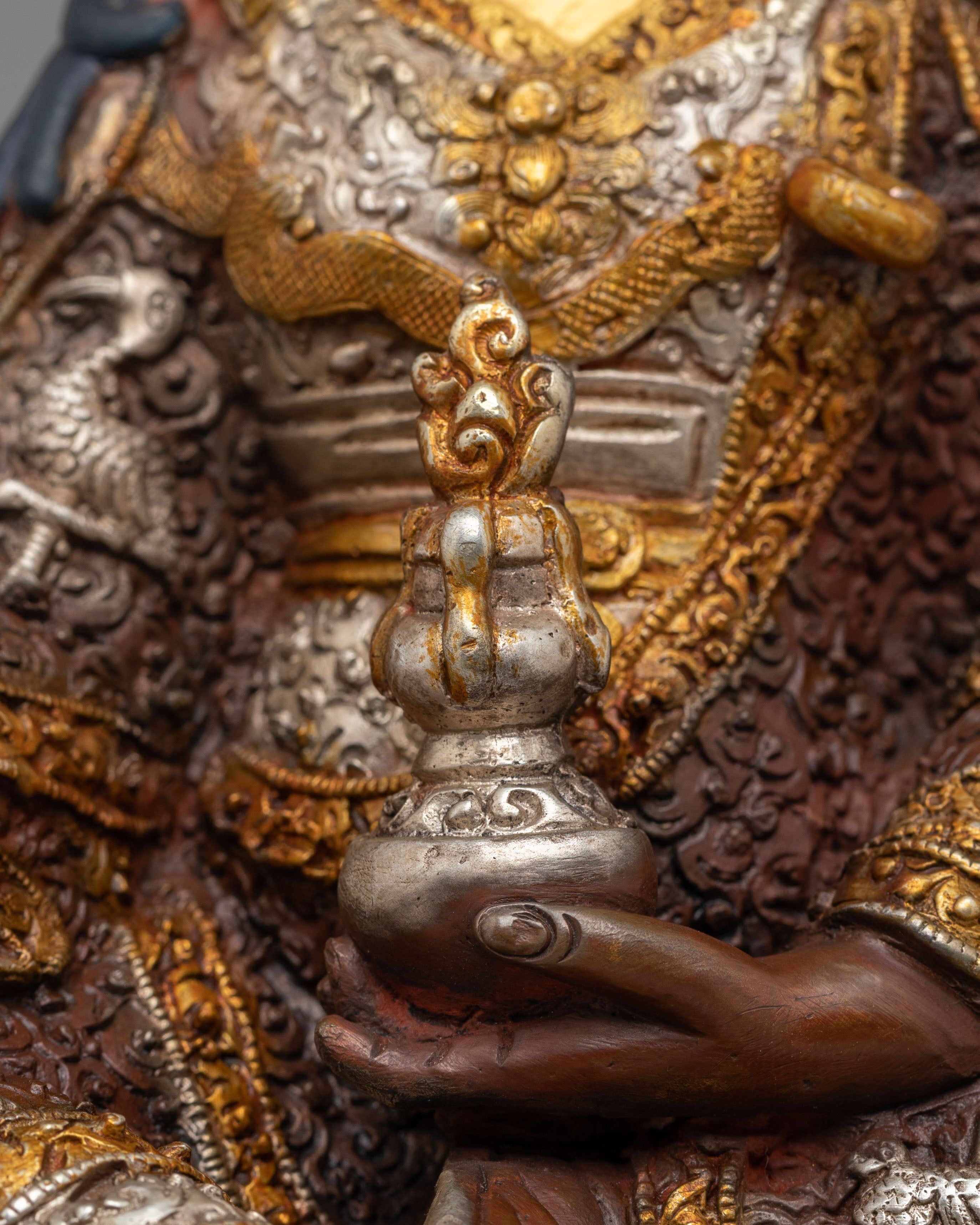 Spiritual Tibetan Guru Rinpoche Statue | Enlightened Master