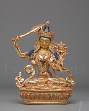 Vajrayana Manjushri Bodhisattva Statue 