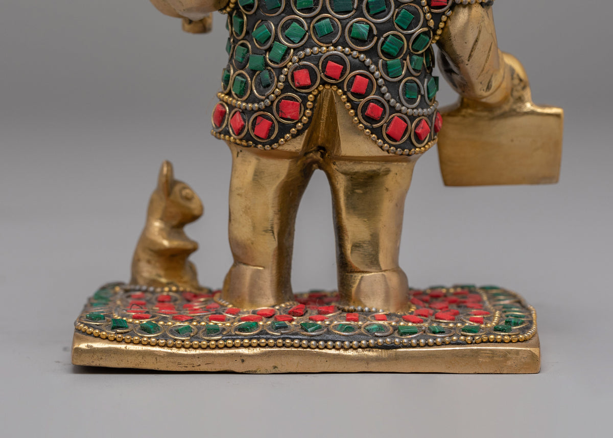 Handmade Standing Ganesh Sculpture | Traditional Artwork