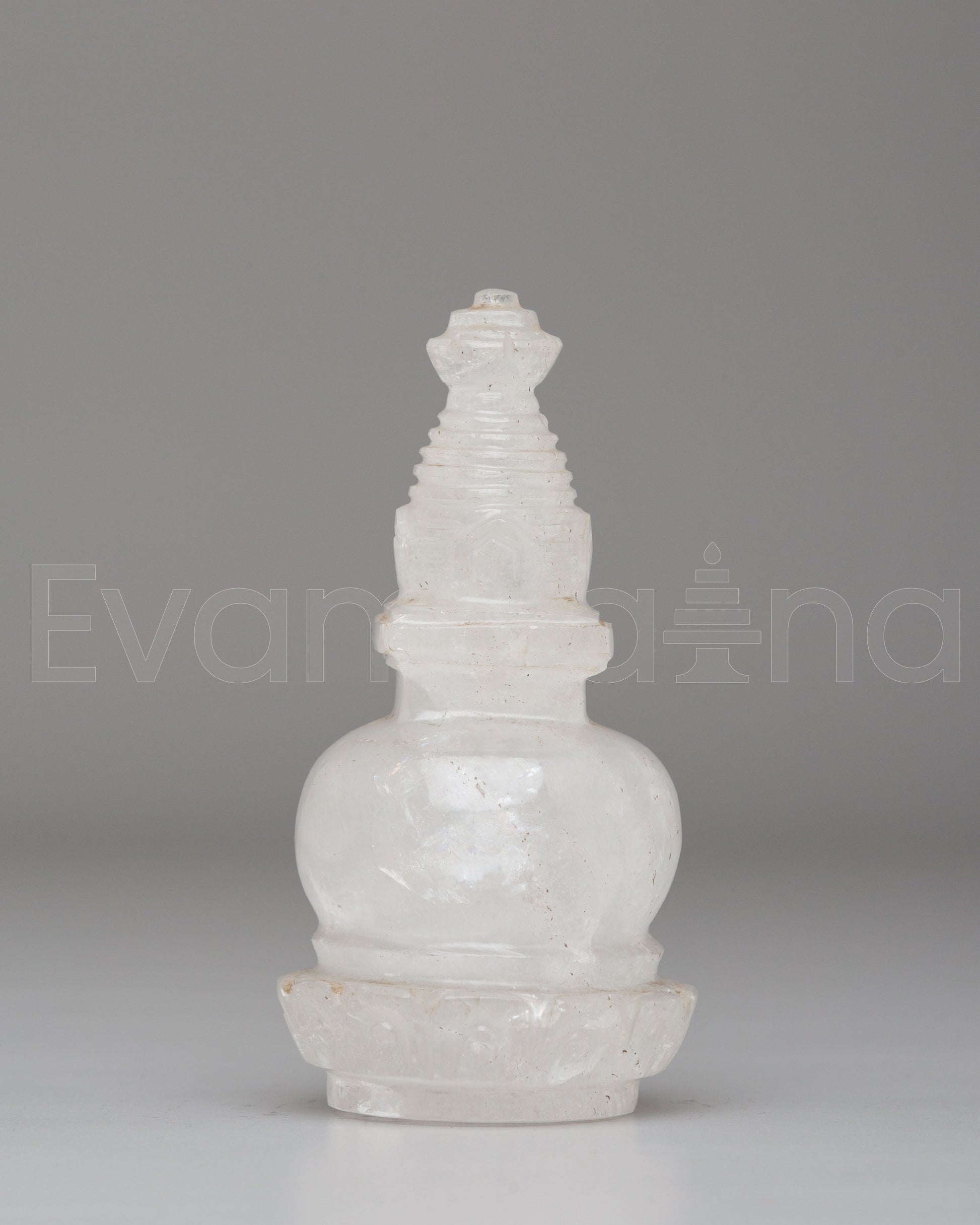Handcrafted Crystal Stupa