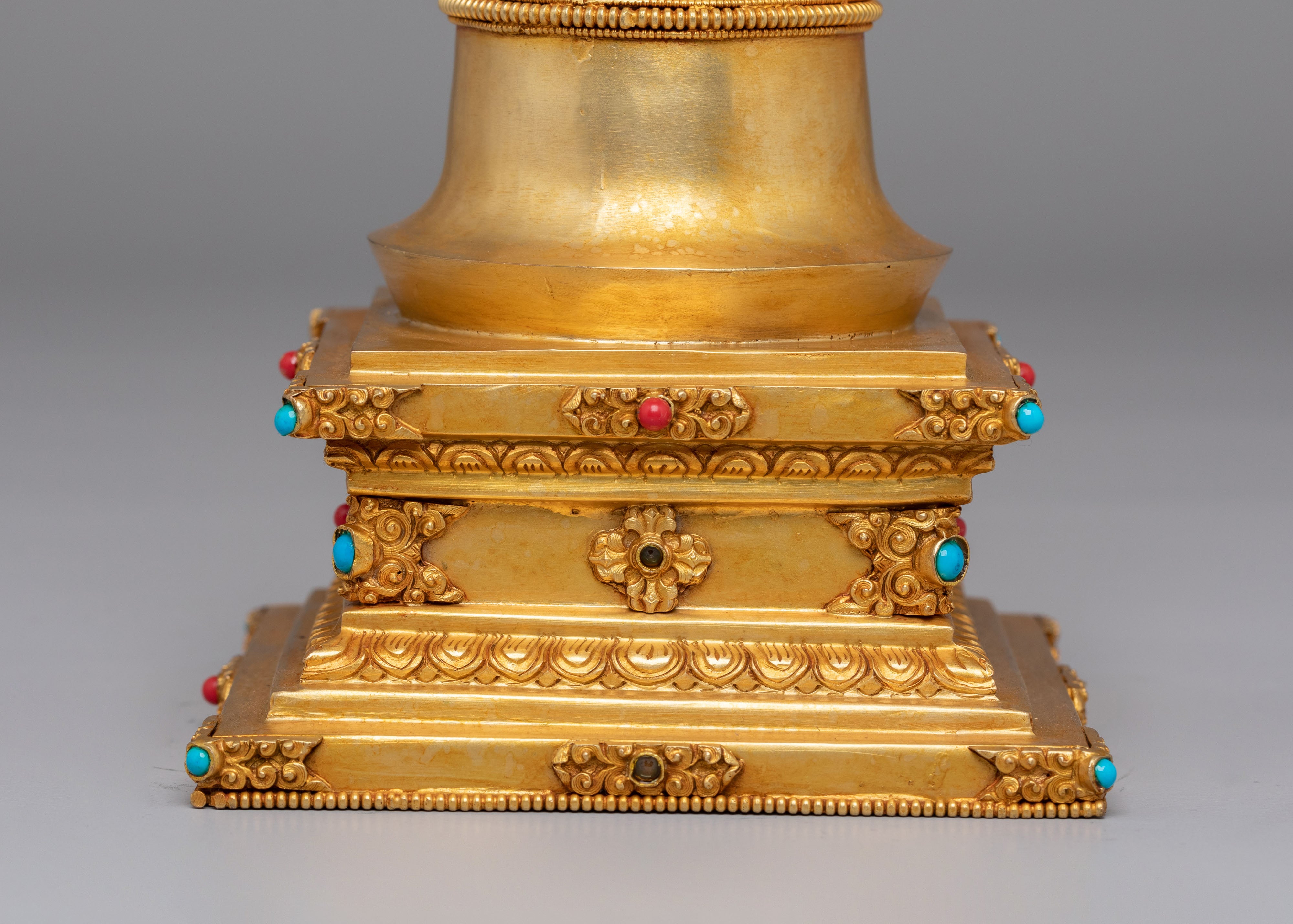 Vajrayana Altar Parinirvana Stupa | Symbol of Enlightened Mindfulness