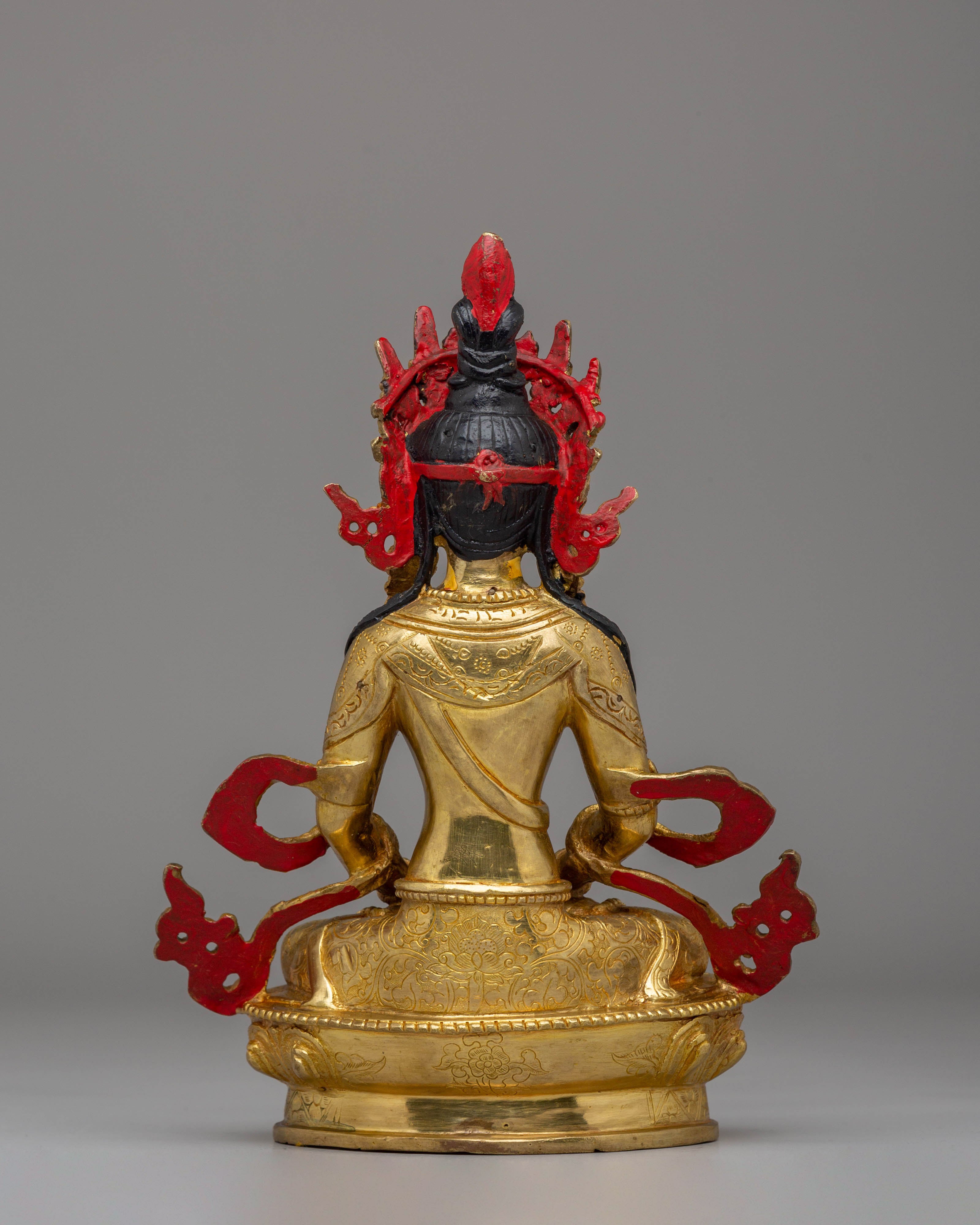Handmade Amitayus Statue of Long Life | Tibetan Art