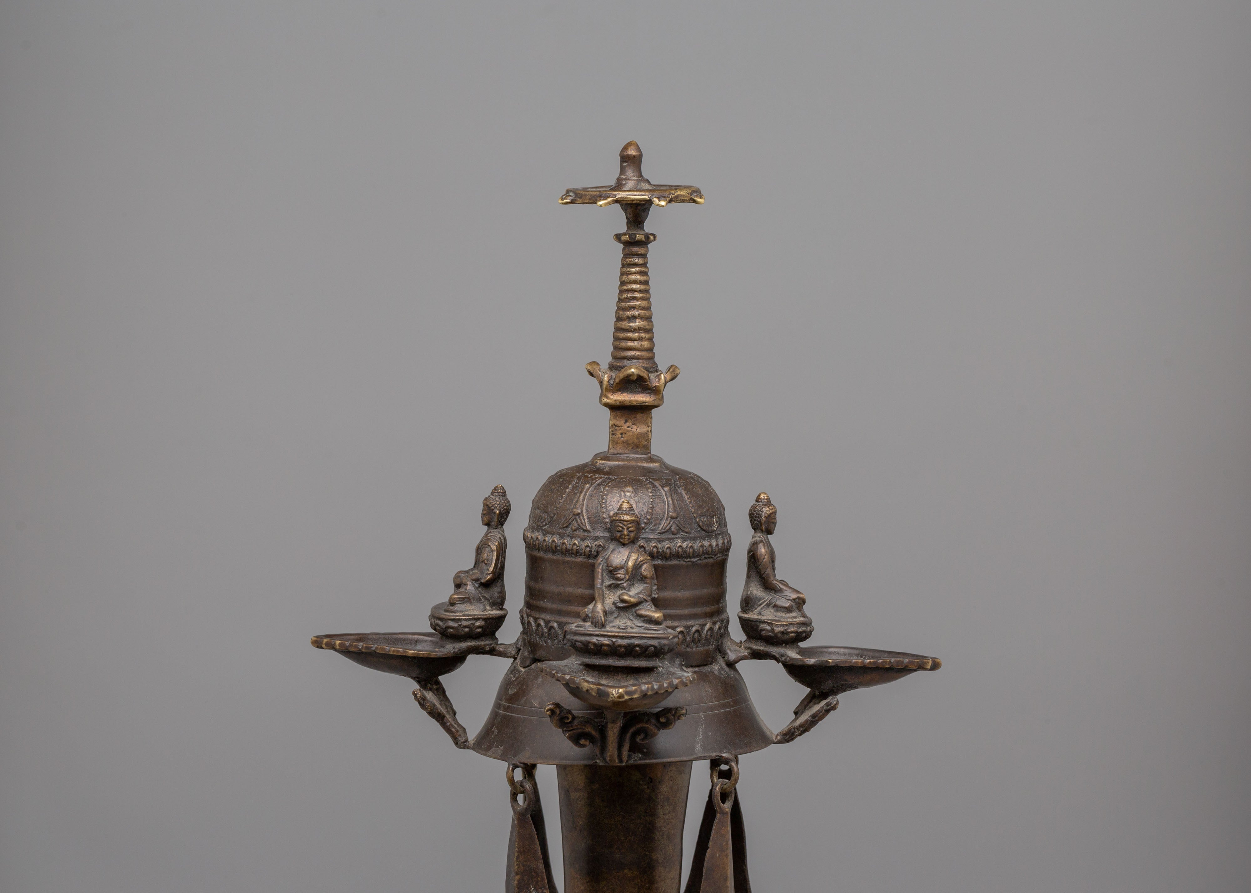 Buddhist Altar Oil Lamp | Spiritual Home Decor